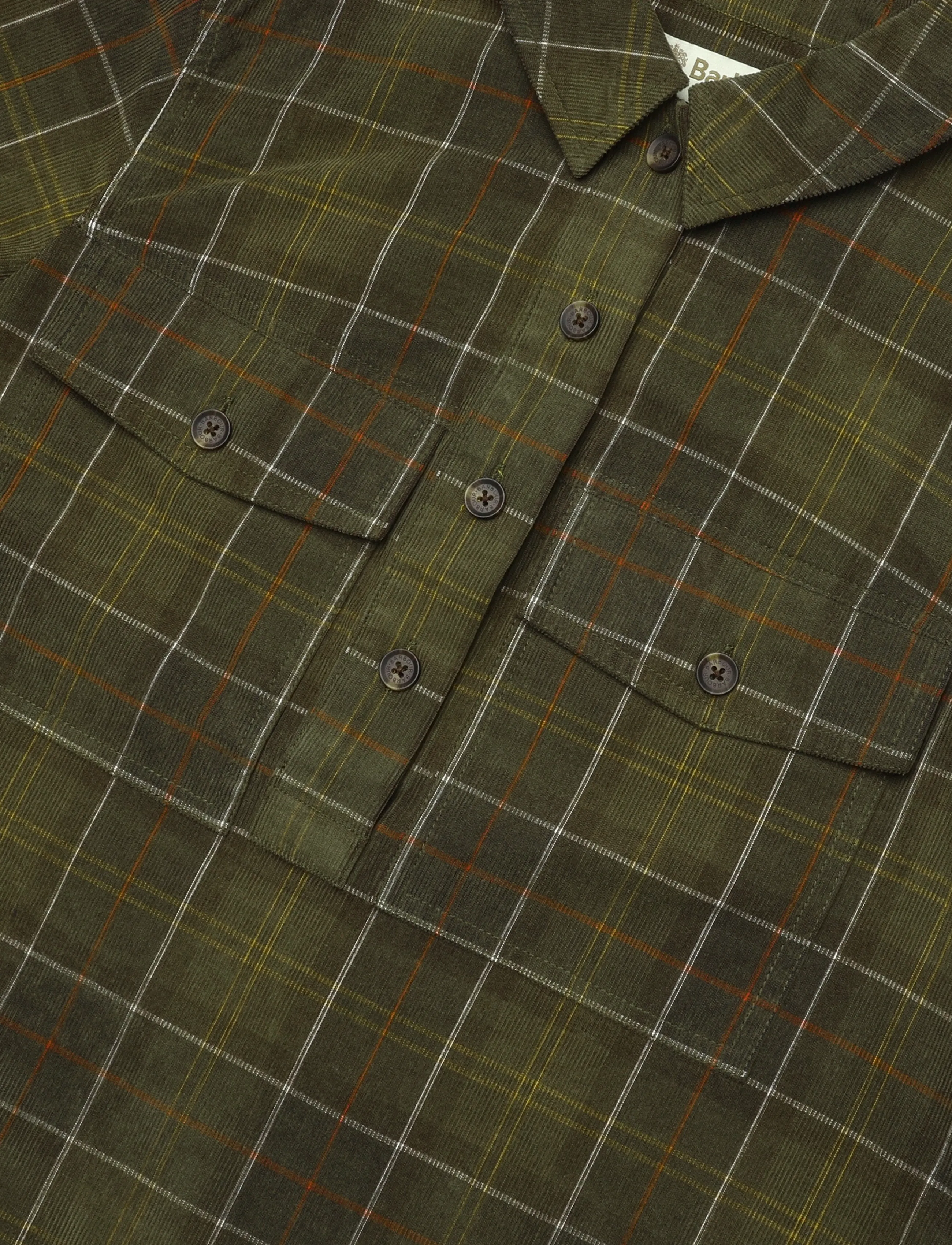 Barbour - Barbour Shae Mini Dress - kurze kleider - sage/classic tartan - 2