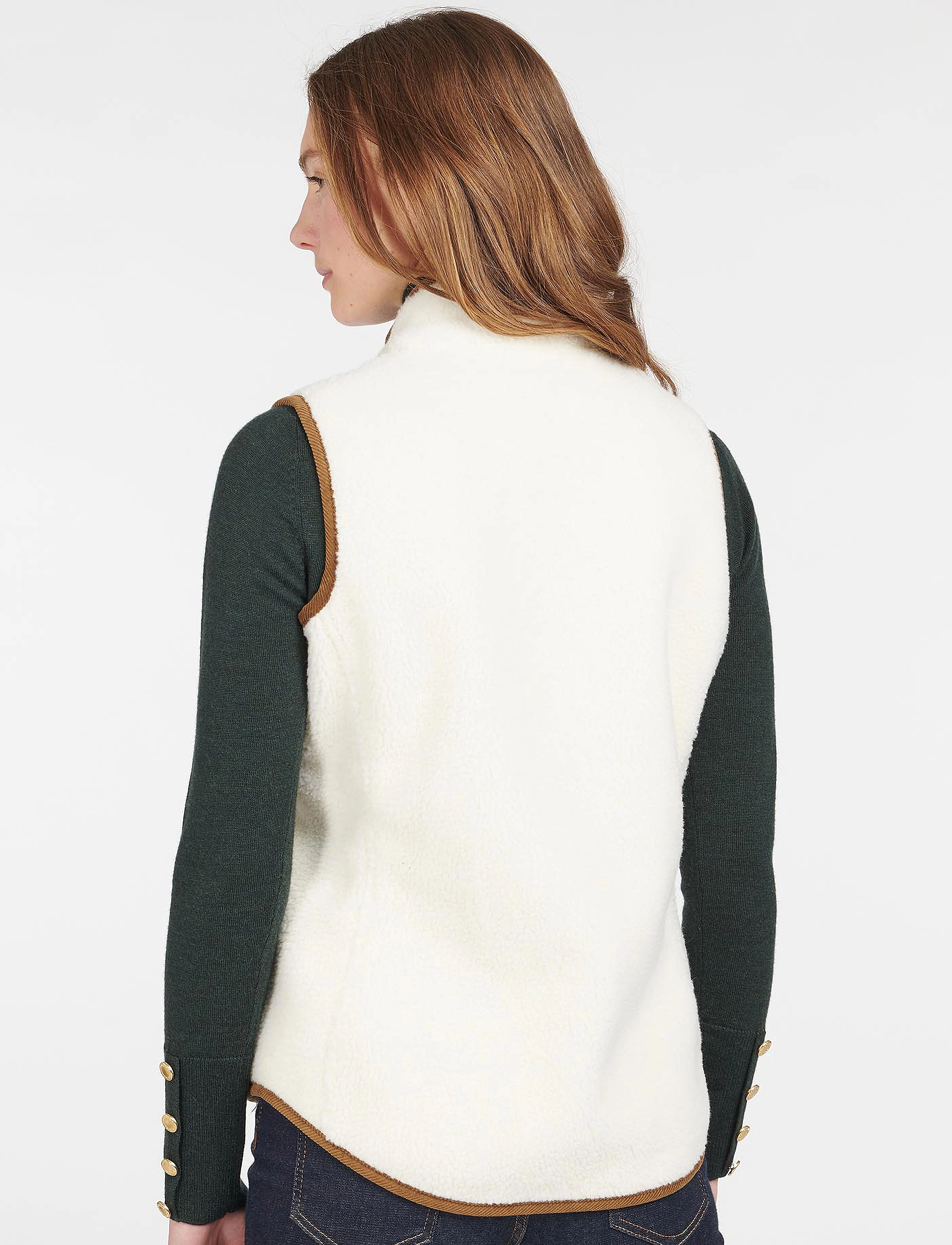 Barbour - Barbour Burford Fleece Gilet - winter pearl/classic - 3
