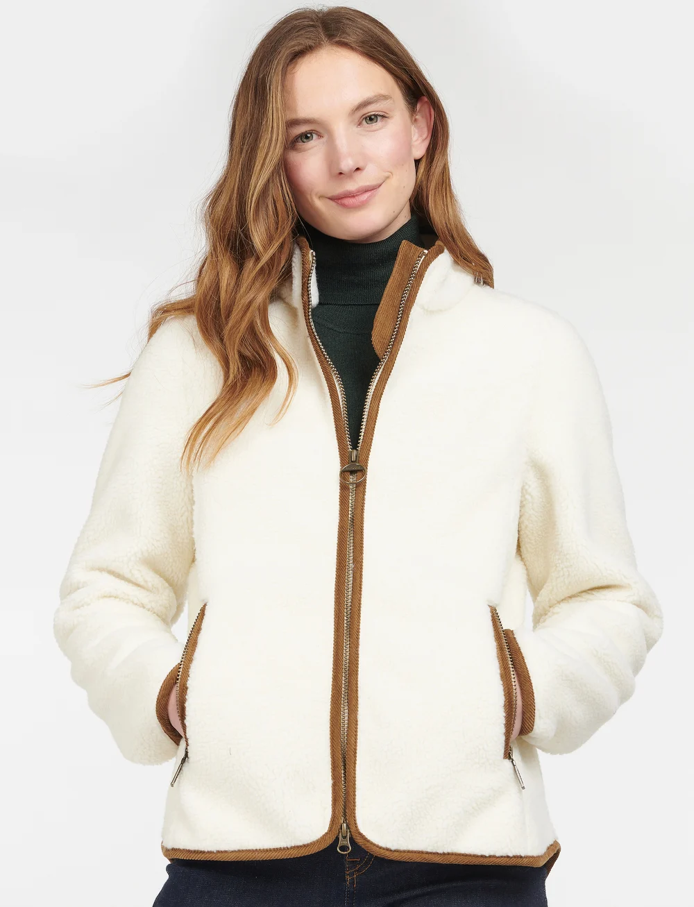 Barbour - Barbour Laven Fleece - teddytröjor - winter pearl/classic - 0