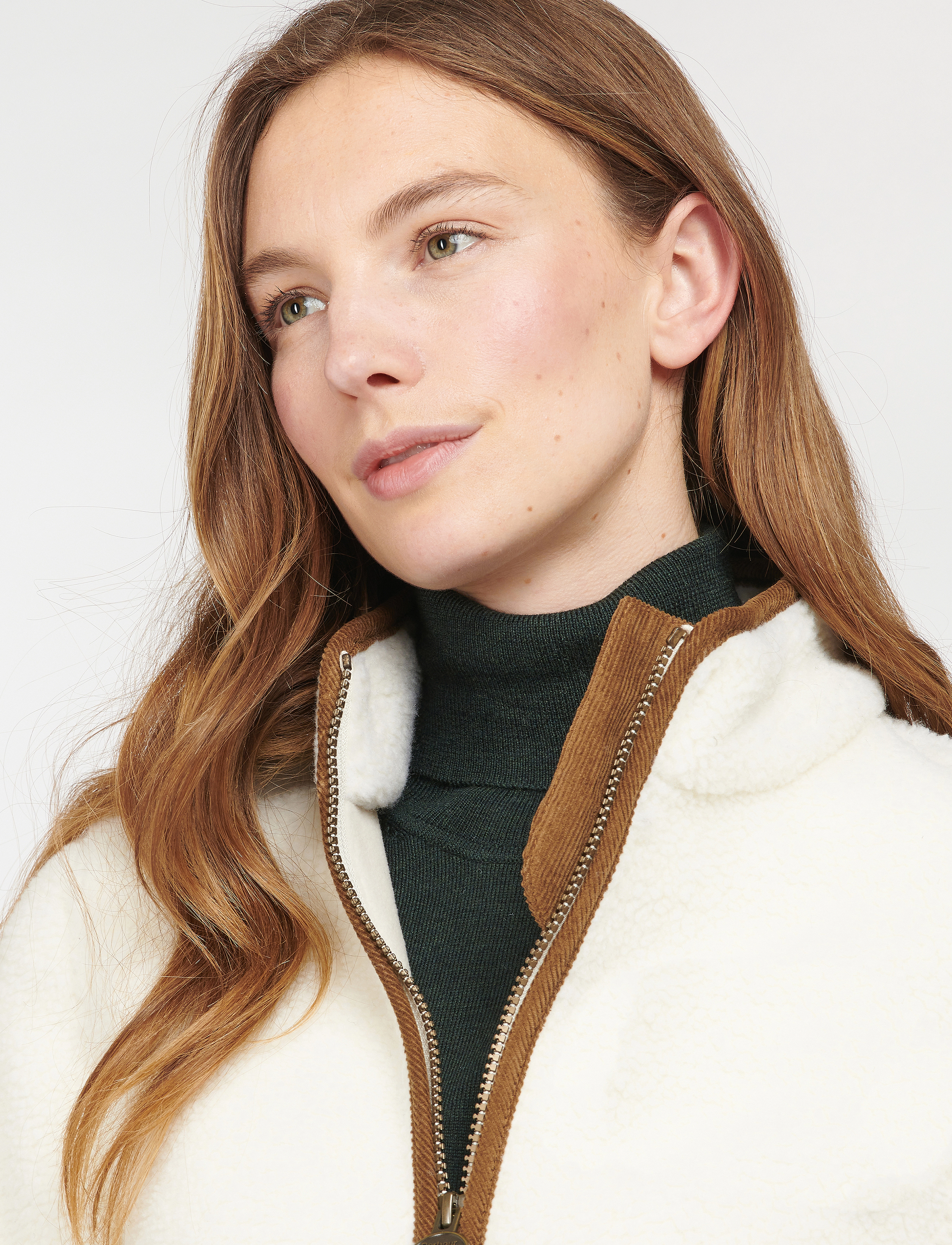 Barbour - Barbour Laven Fleece - winter pearl/classic - 5