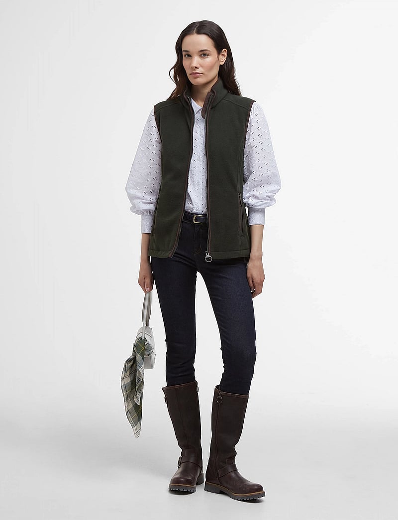 Barbour - Barbour Country Gilet - fleece- und teddy-westen - sage - 3