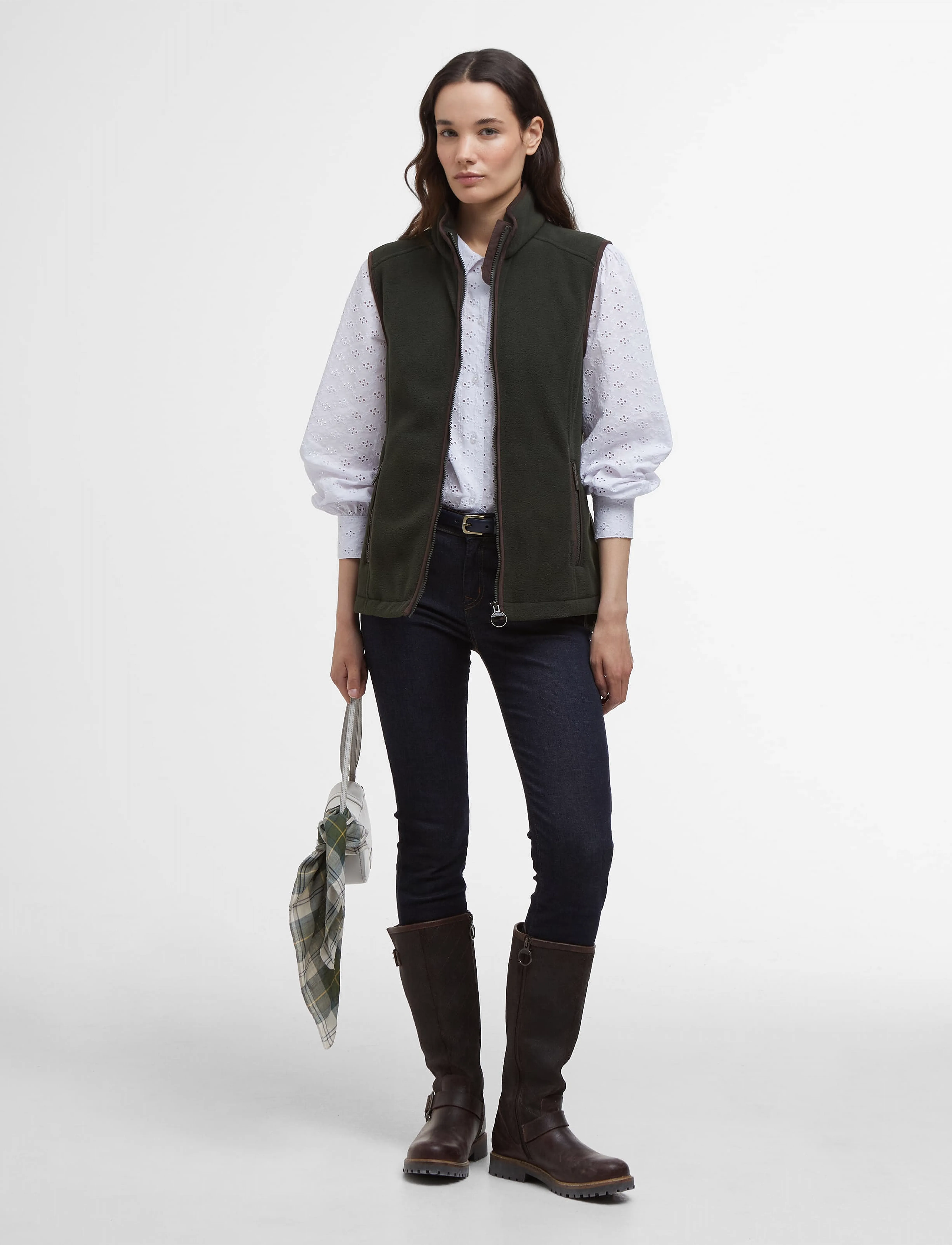 Barbour - Barbour Country Gilet - fleece & teddy vests - sage - 3