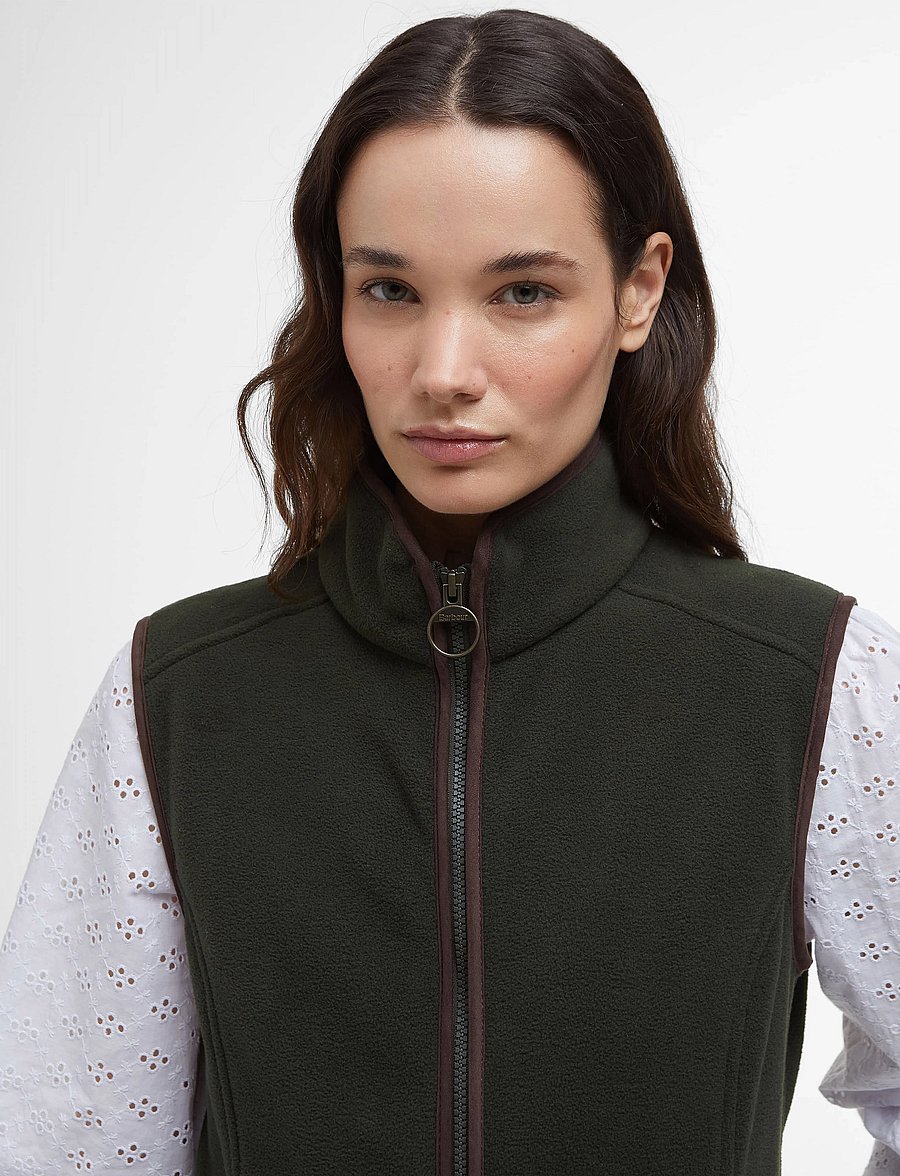 Barbour - Barbour Country Gilet - fleece- und teddy-westen - sage - 5