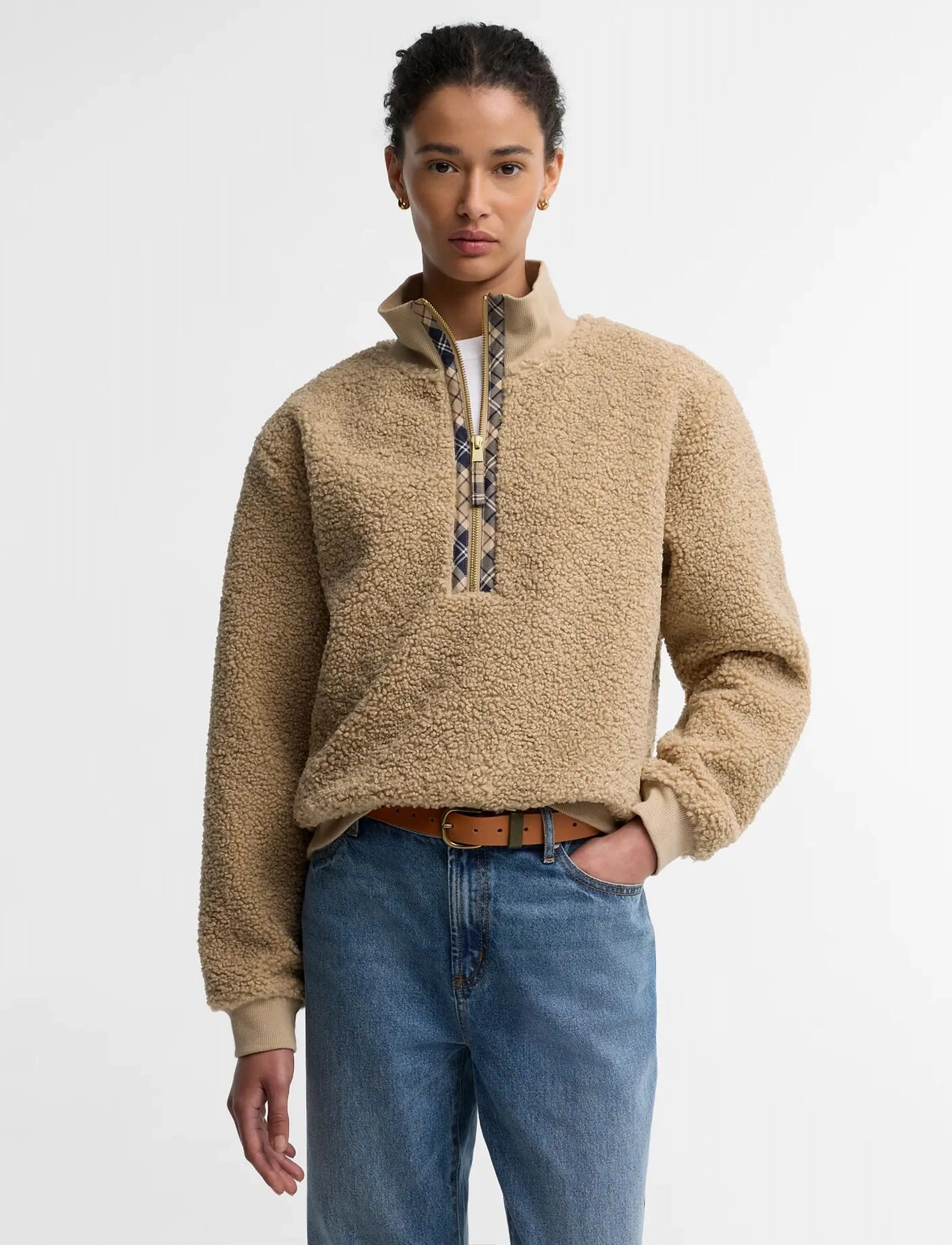 Barbour - Barbour Fawne Fleece - fleece & midlayer - warm trench - 0
