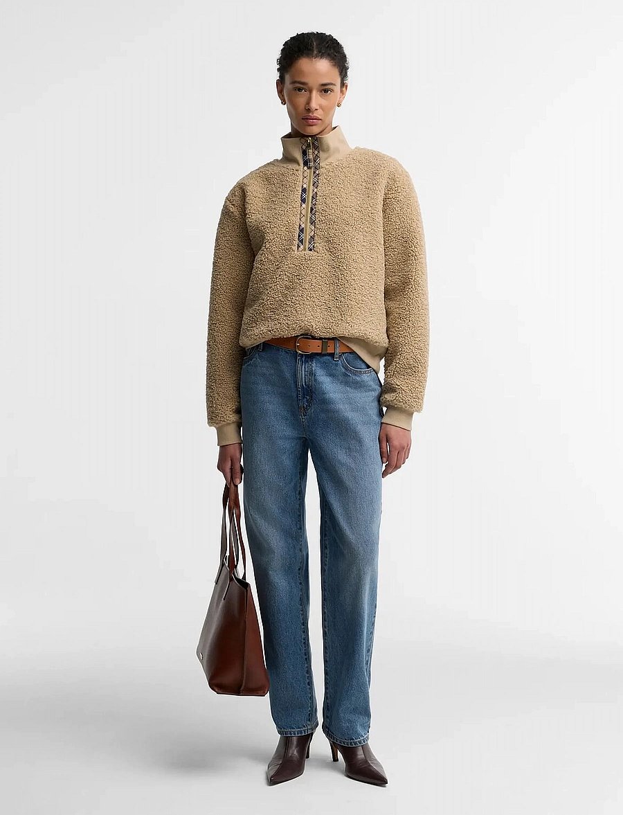 Barbour - Barbour Fawne Fleece - fleece & midlayer - warm trench - 3