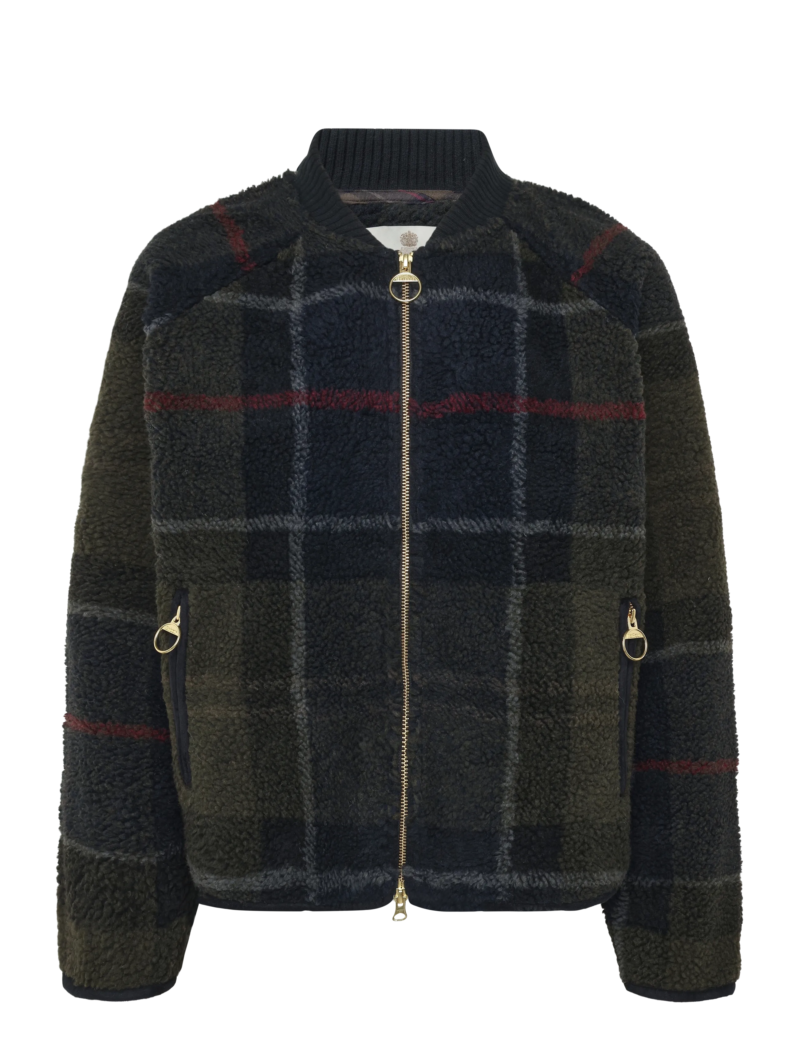 Barbour Barbour Kirklees Fleece - Jackor - SHADOW CLASSIC TARTAN / khaki/green