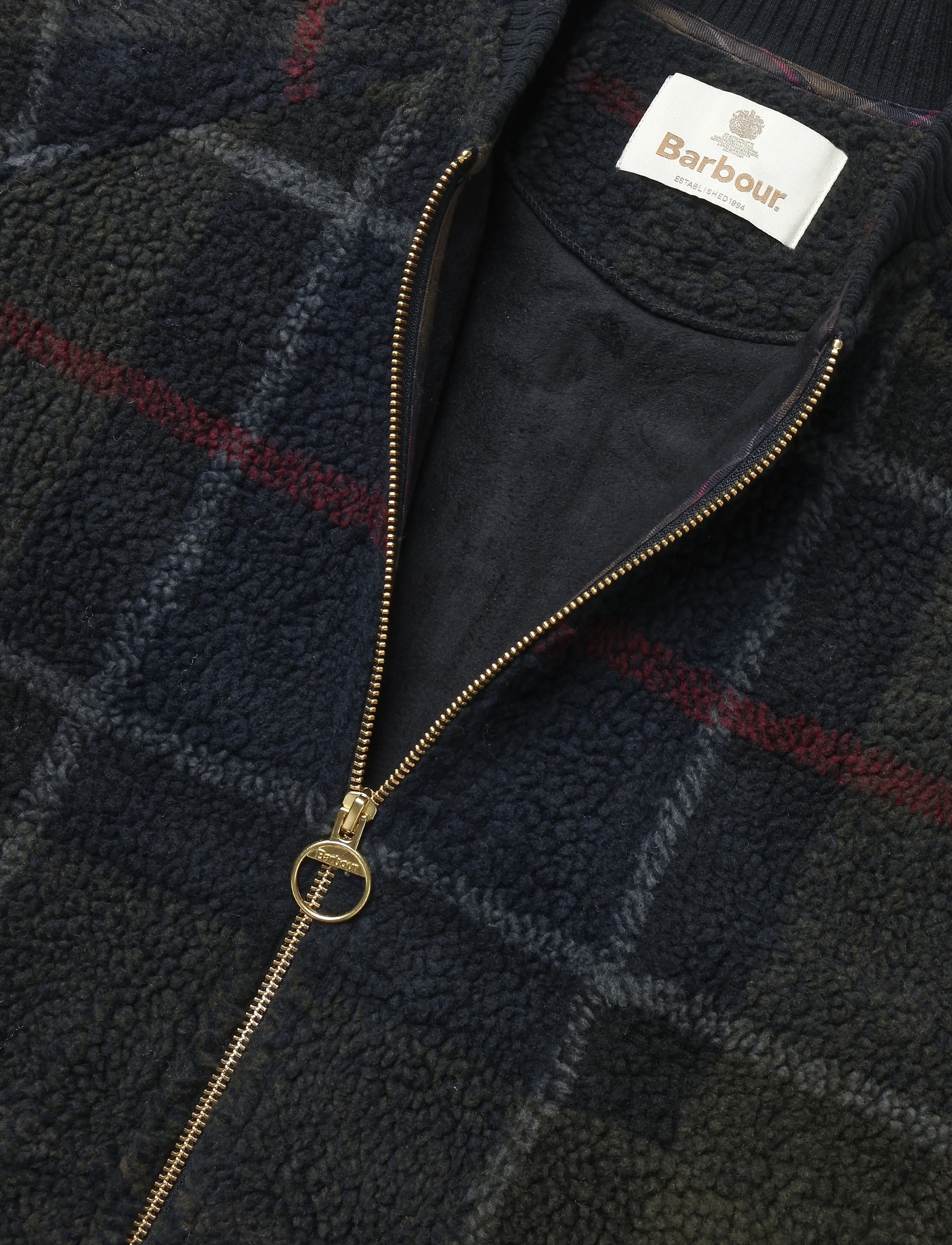 Barbour - Barbour Kirklees Fleece - shadow classic tartan - 2