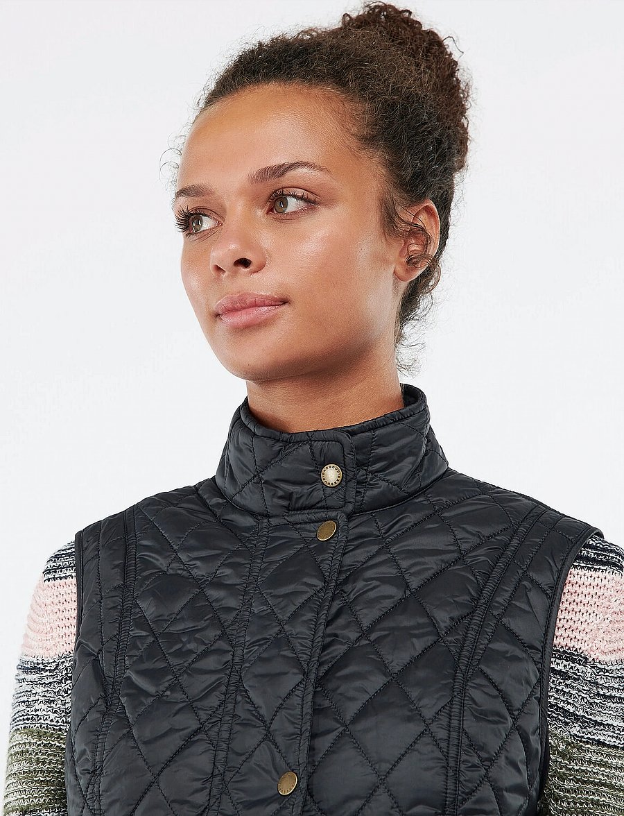 Barbour - Barbour Otterburn Gile - quilted vests - black - 3