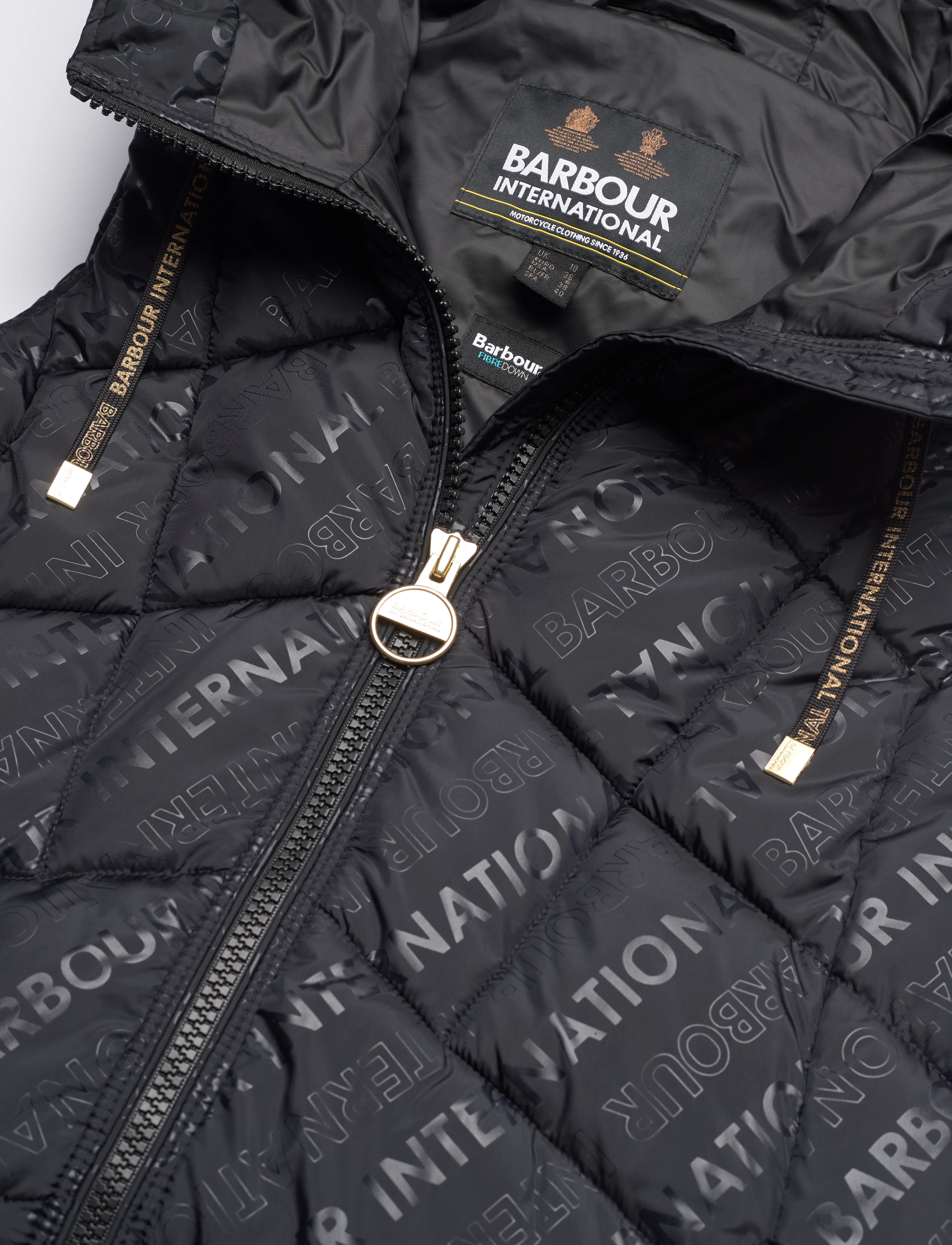 Barbour - B.Intl Rafaela Gilet - black embossed - 2