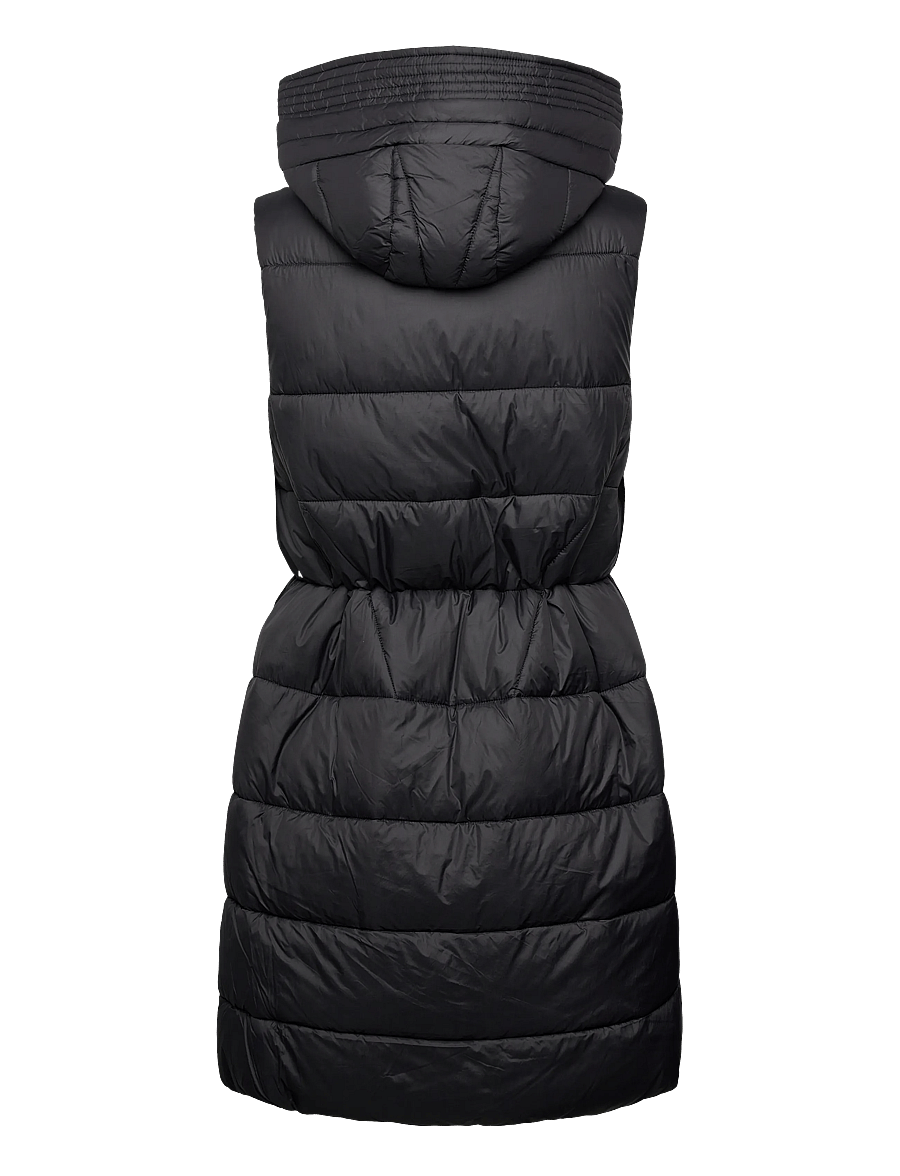 Barbour - B.Intl Cecilla Puffer Gilet - soojad vestid - black - 1