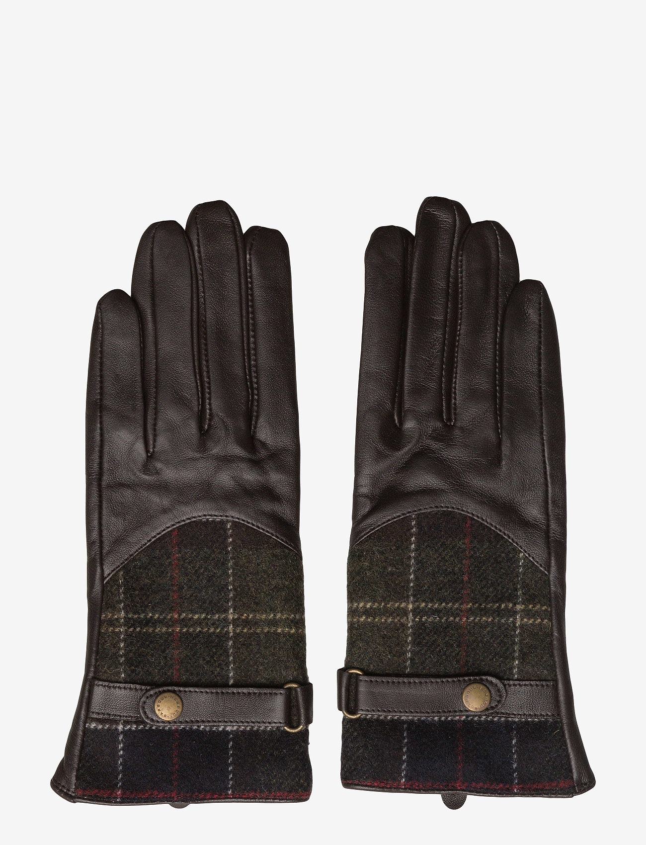 Barbour Barbour Dee Tartan Gloves - Aksessuaarid - BROWN / brown