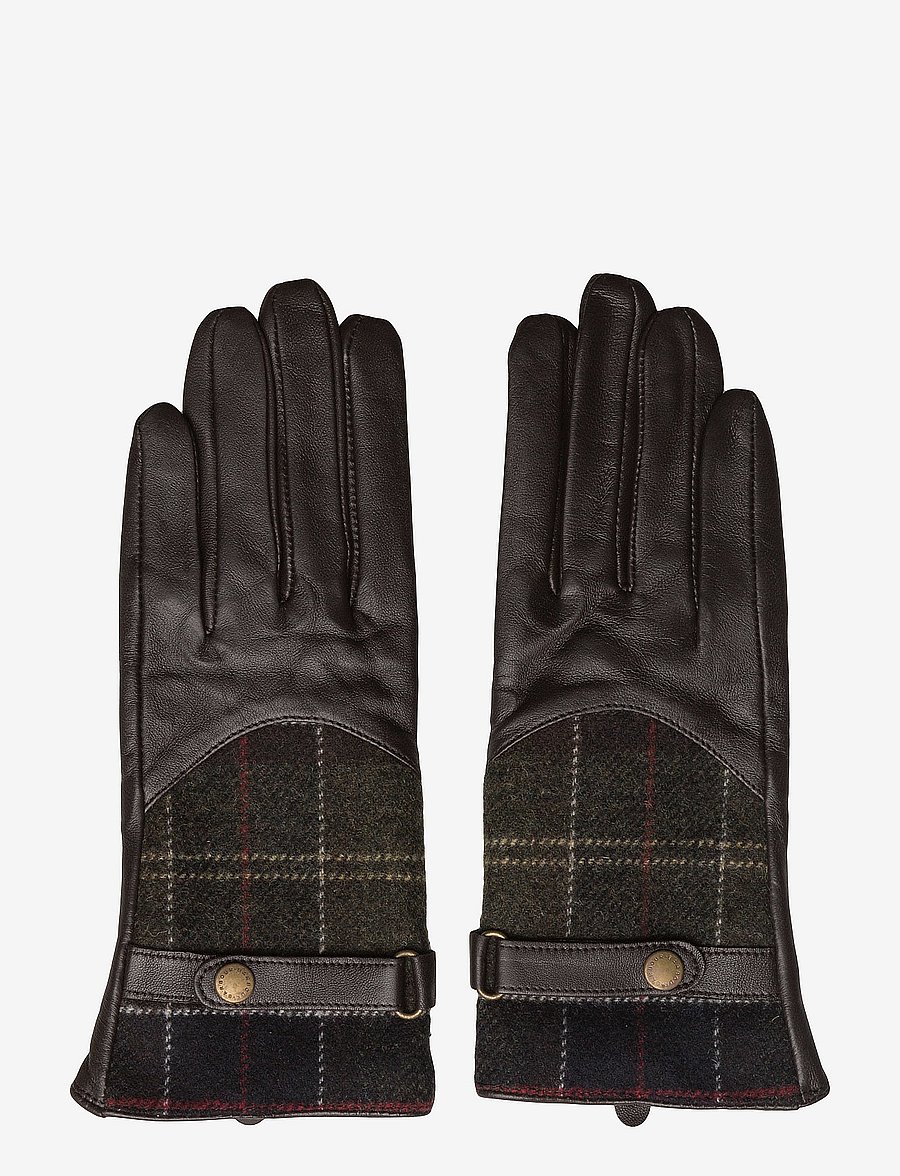 Barbour - Barbour Dee Tartan Gloves - igapäevane stiil - brown - 0