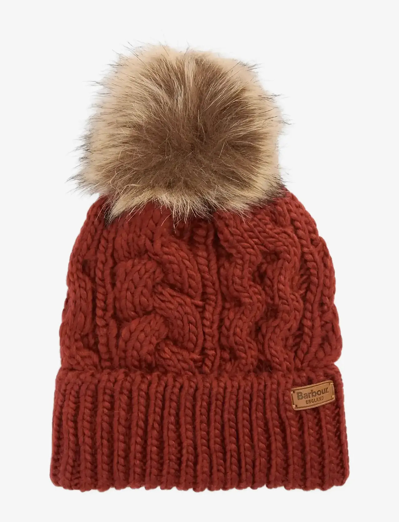 Barbour - Barbour Penshaw Beanie - beanies - red - 0