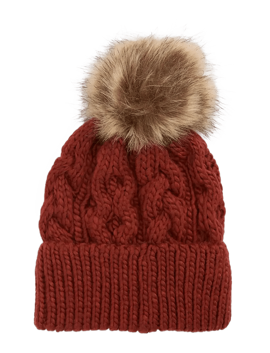 Barbour - Barbour Penshaw Beanie Hat - mössor - red - 1
