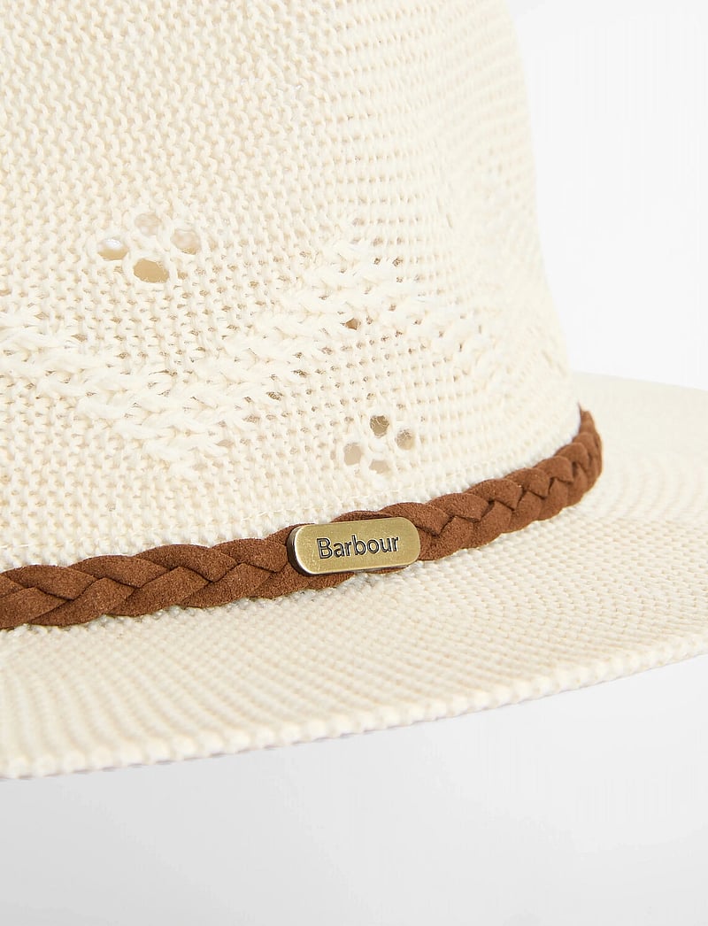 Barbour - Barbour Flowerdale Hat - stråhatte - cream - 2