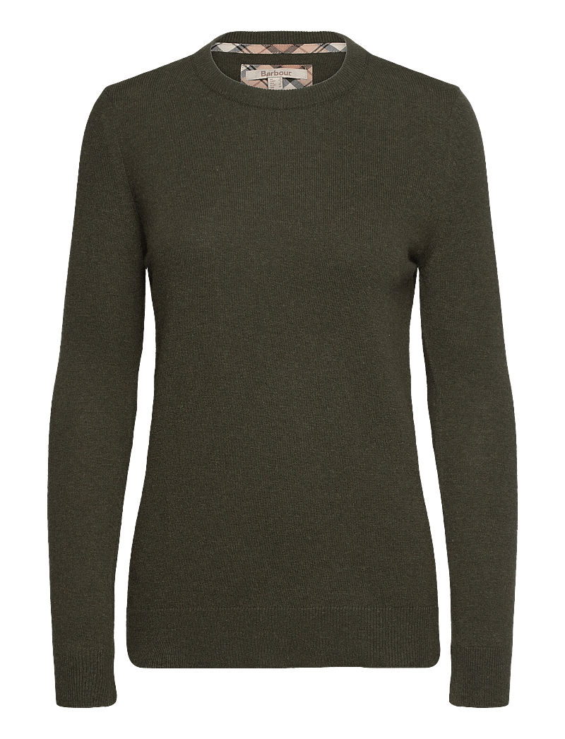 Barbour - Barbour Pendle Crew Knitted Jumper - pullover - olive/hessian tartan - 1