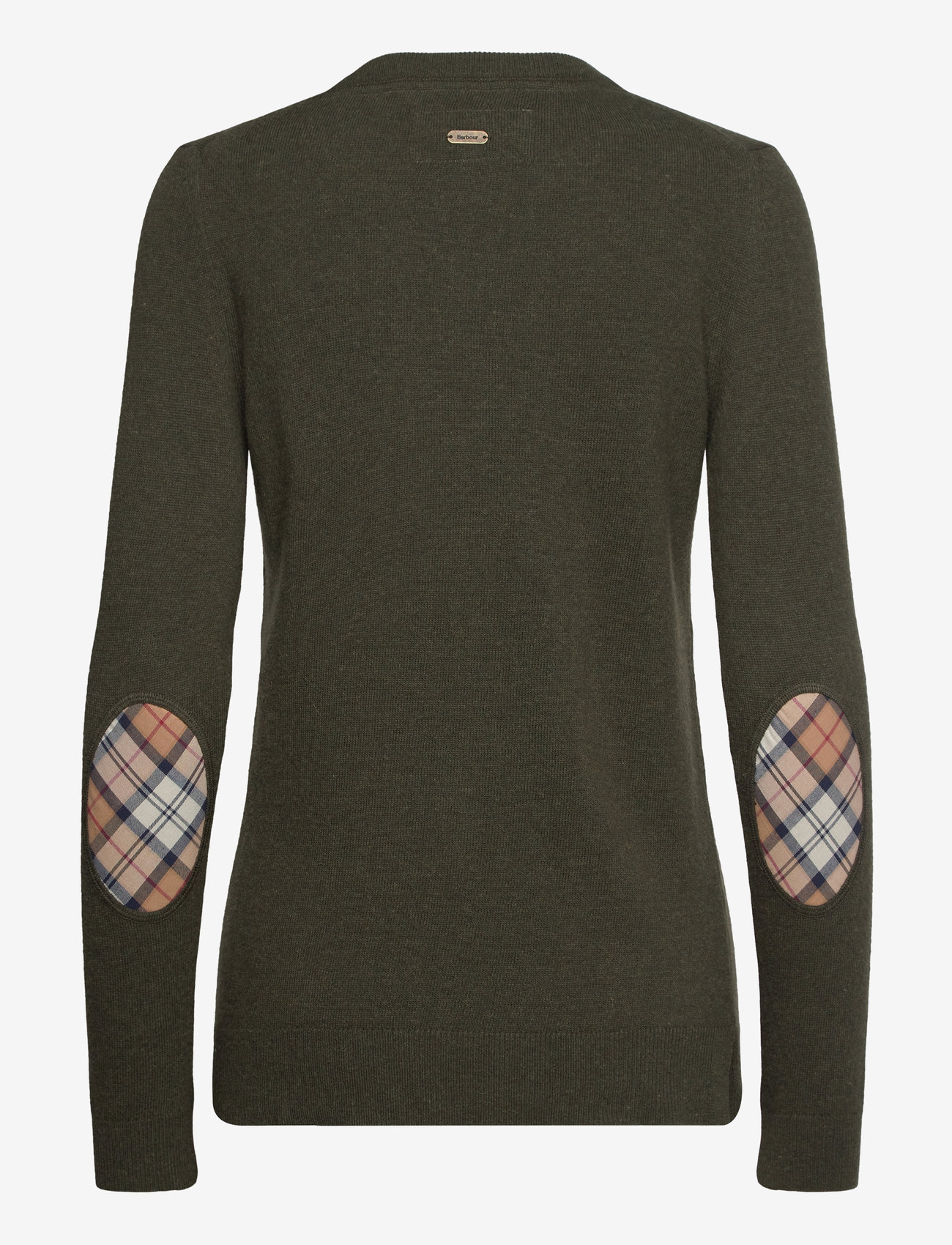 Barbour - Barbour Pendle Crew Knitted Jumper - pullover - olive/hessian tartan - 2