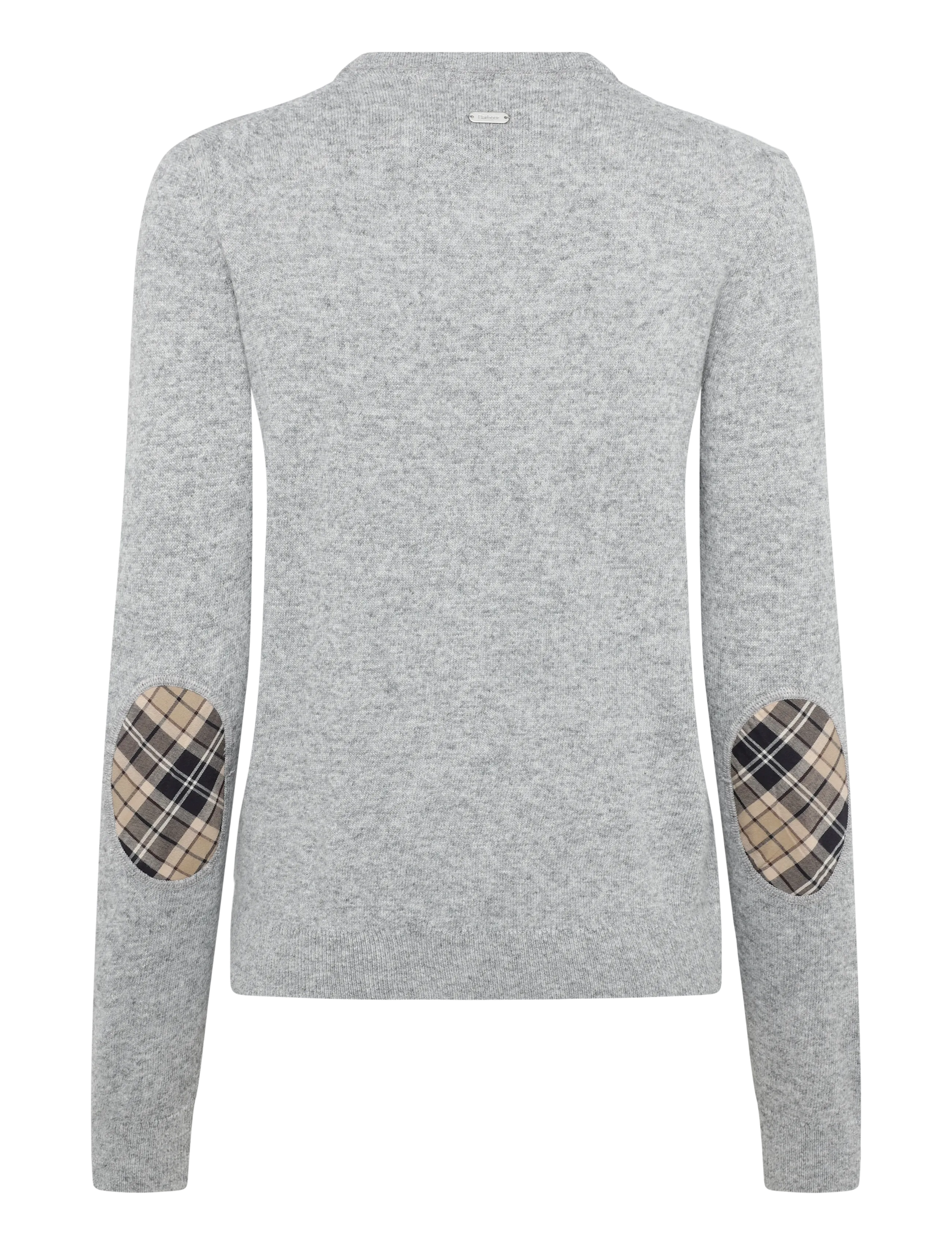 Barbour - Barbour Pendle Knitted Cardigan - strickjacken - grey marl/birchwood tartan - 2