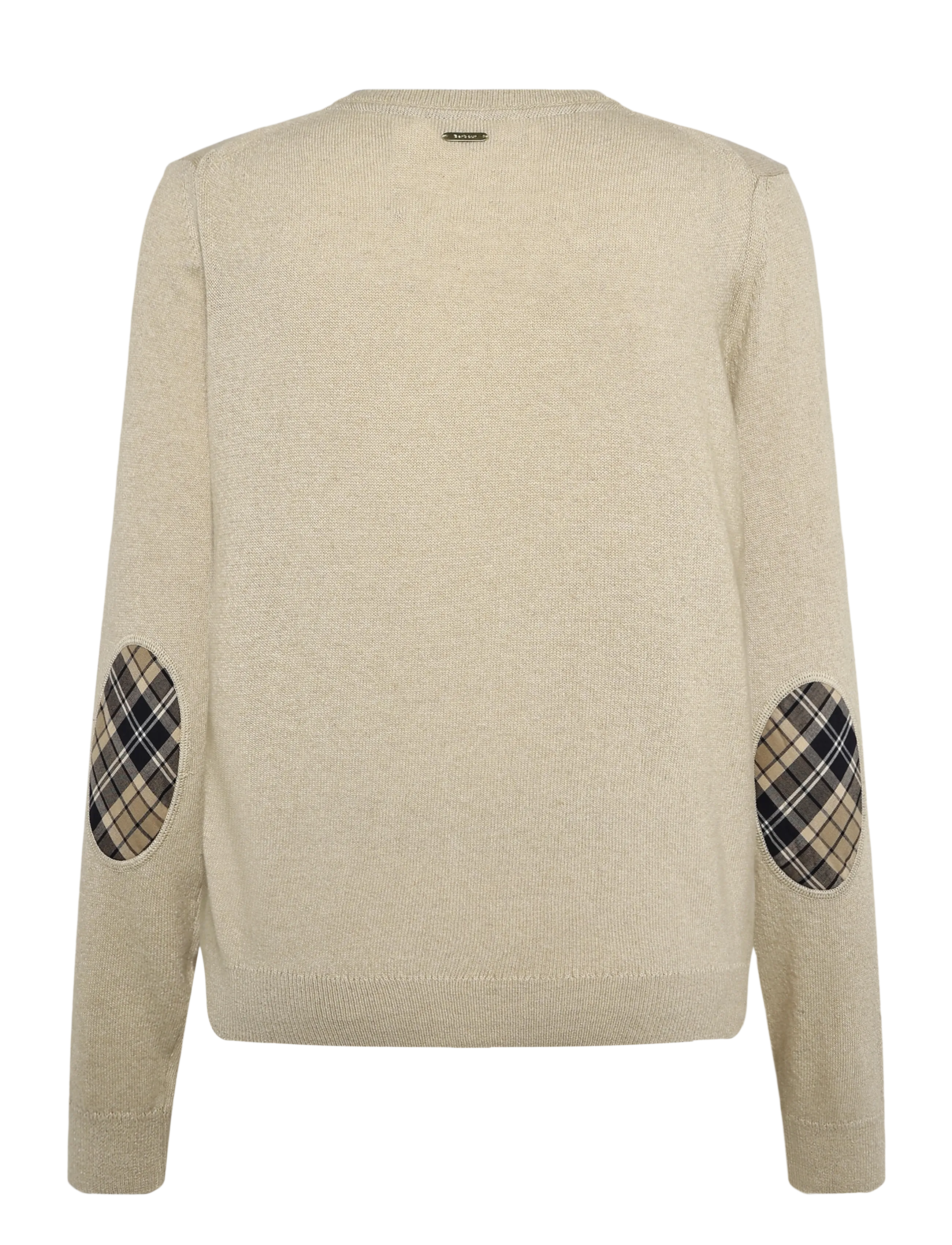 Barbour - Barbour Pendle Knitted Cardigan - cardigans - honey/birchwood tartan - 2