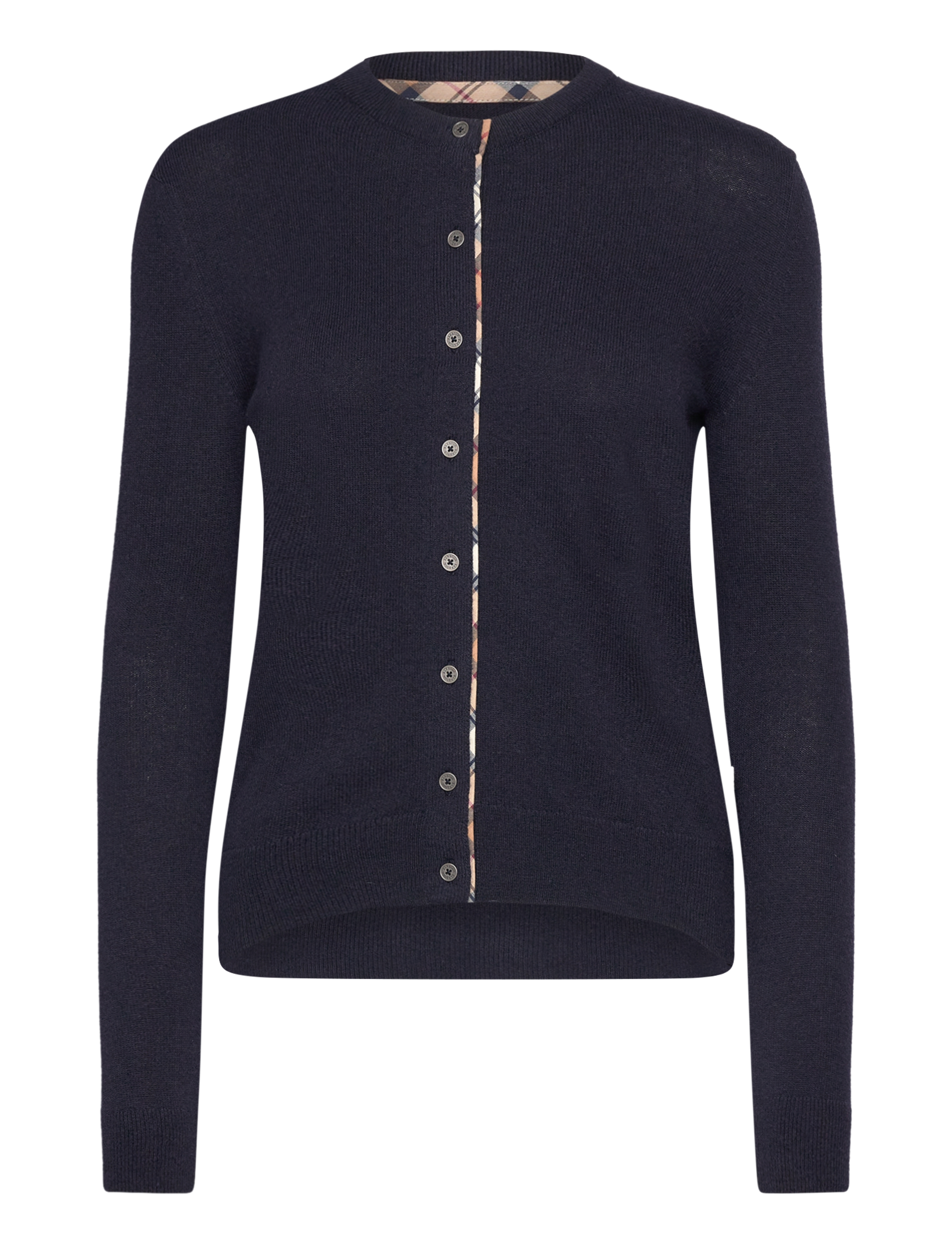 NAVY/HESSIAN TARTAN
