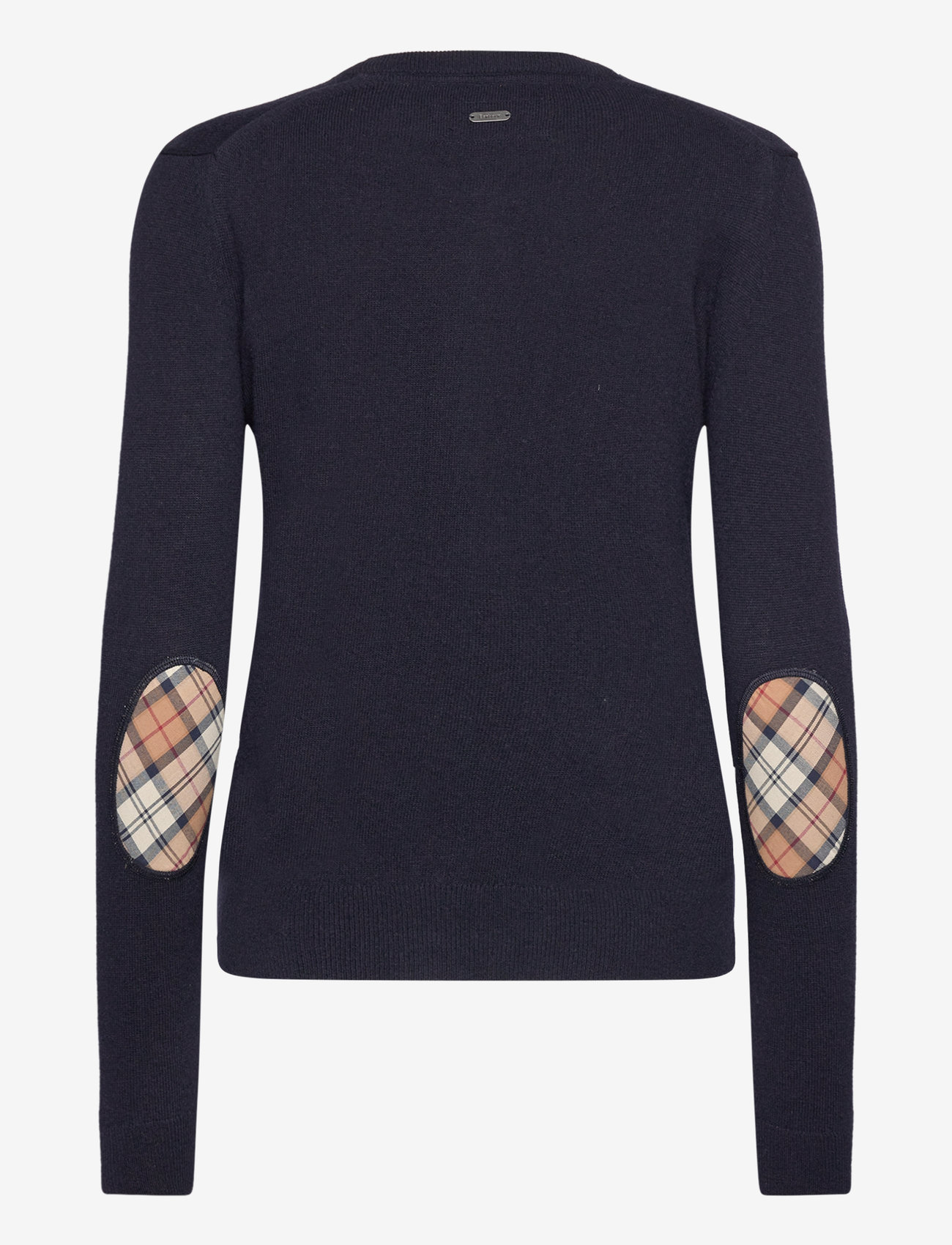 Barbour - Barbour Pendle Knitted Cardigan - navy/hessian tartan - 2