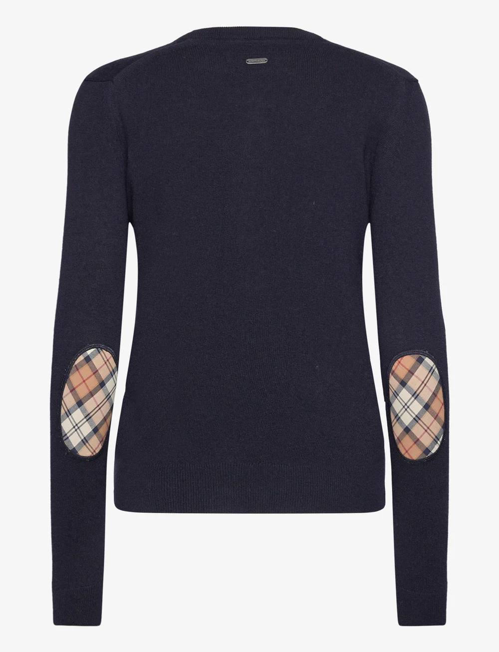 Barbour - Barbour Pendle Knitted Cardigan - cardigans - navy/hessian tartan - 2