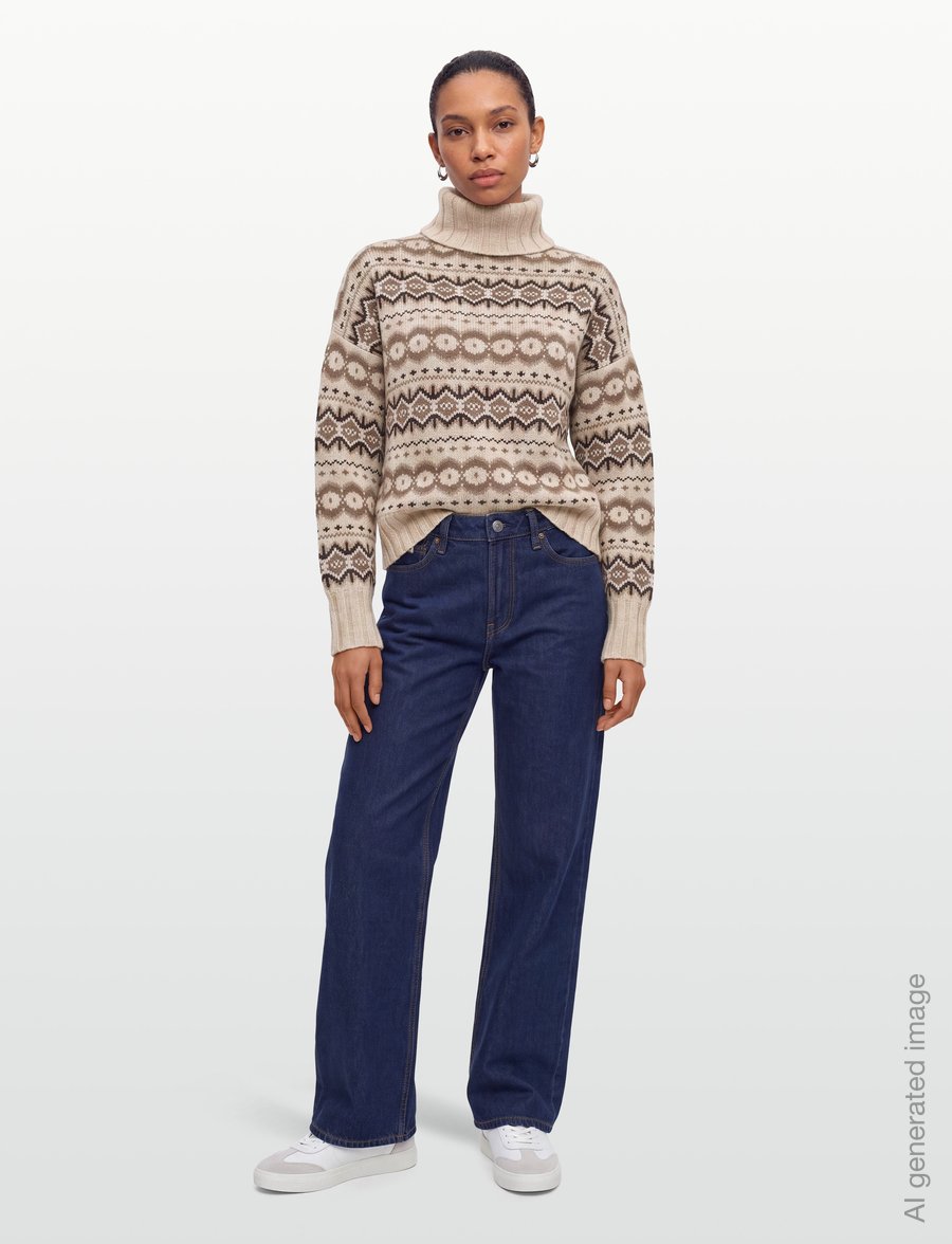 Barbour - Barbour Helen Knitted Jumper - rollkragenpullover - birch multi - 0