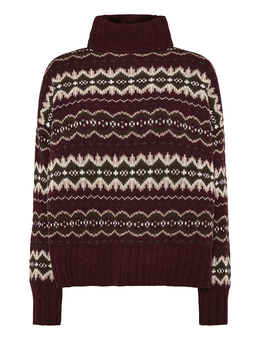 Barbour - Barbour Helen Knitted Jumper - fig multi - 1