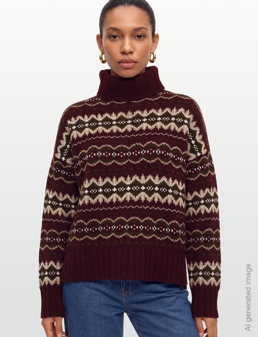 Barbour - Barbour Helen Knitted Jumper - fig multi - 3