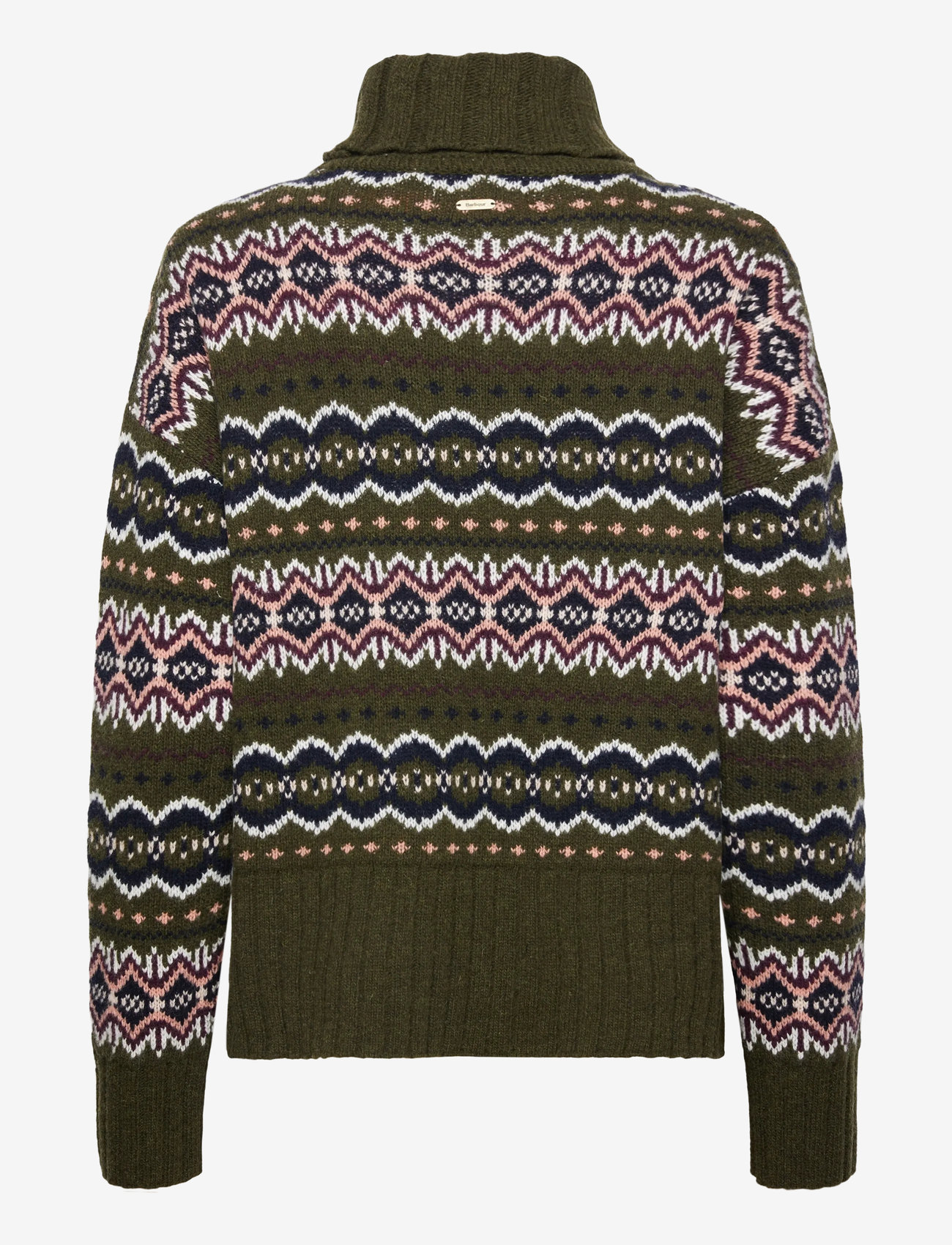 Barbour - Barbour Helen Knitted Jumper - rollkragenpullover - olive - 1