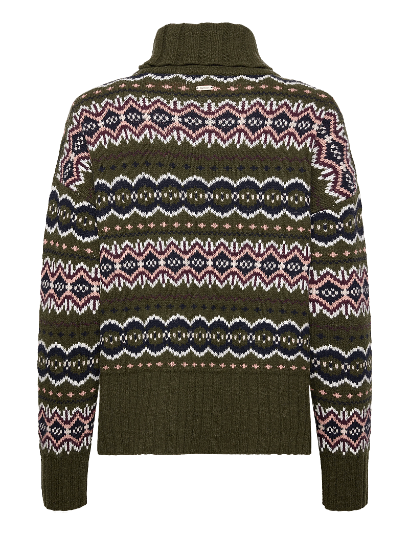 Barbour - Barbour Helen Knitted Jumper - rollkragenpullover - olive - 1