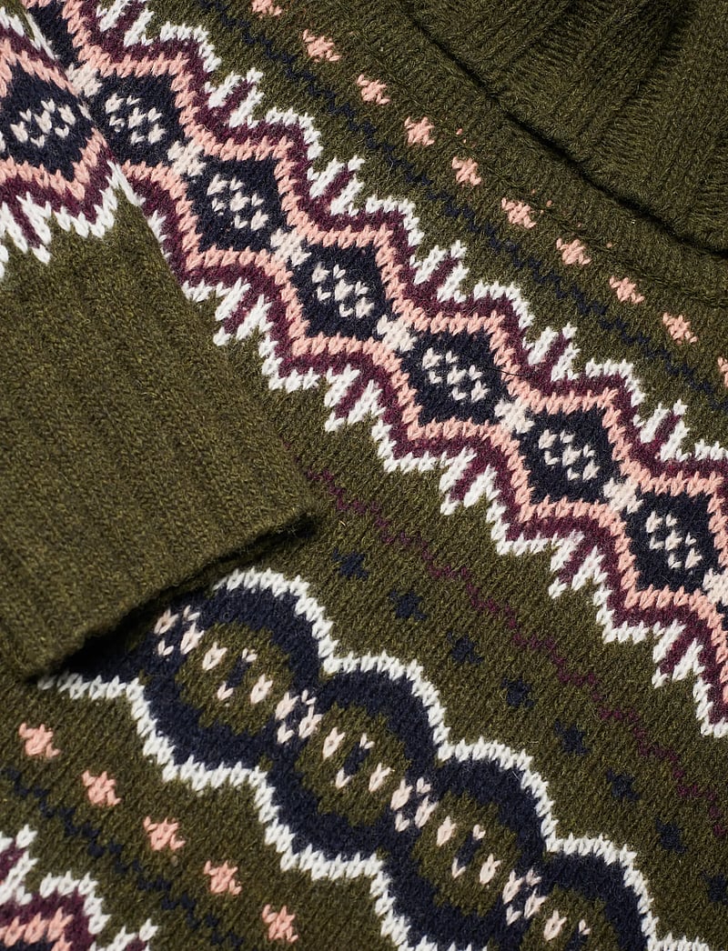 Barbour - Barbour Helen Knitted Jumper - rollkragenpullover - olive - 2