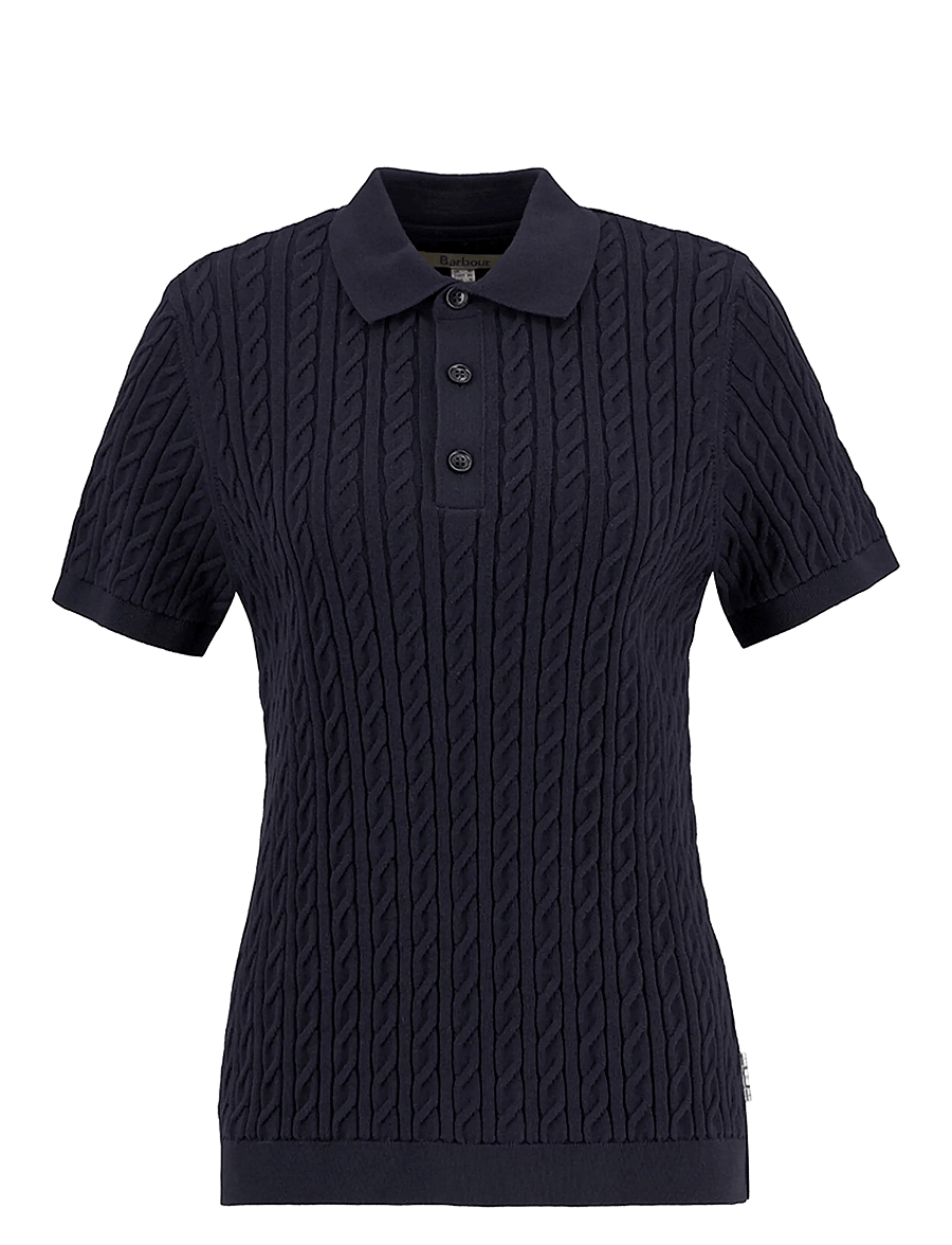 Barbour - Barbour Hartland Polo - poloshirts - navy - 1