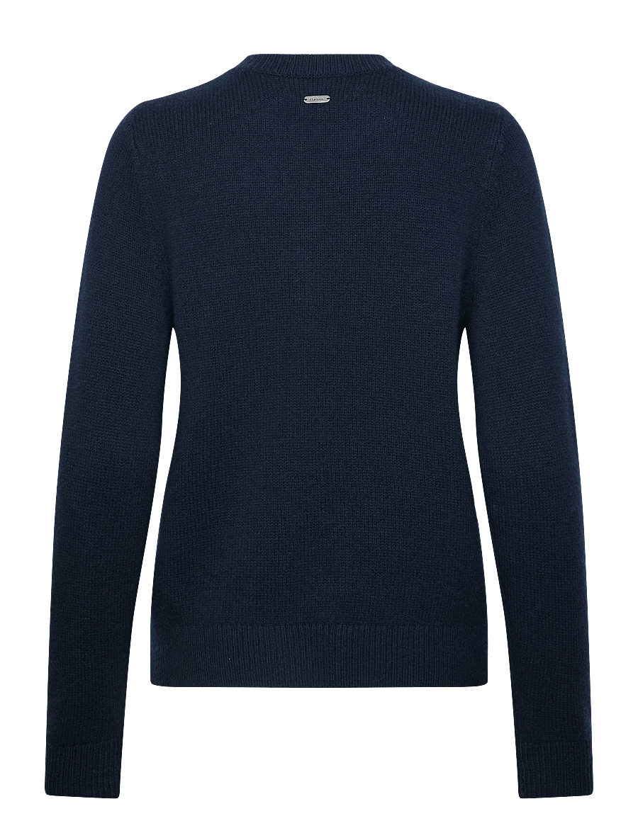 Barbour - Barbour Woodhouse Knitted Jumper - strikkegensere - navy - 1