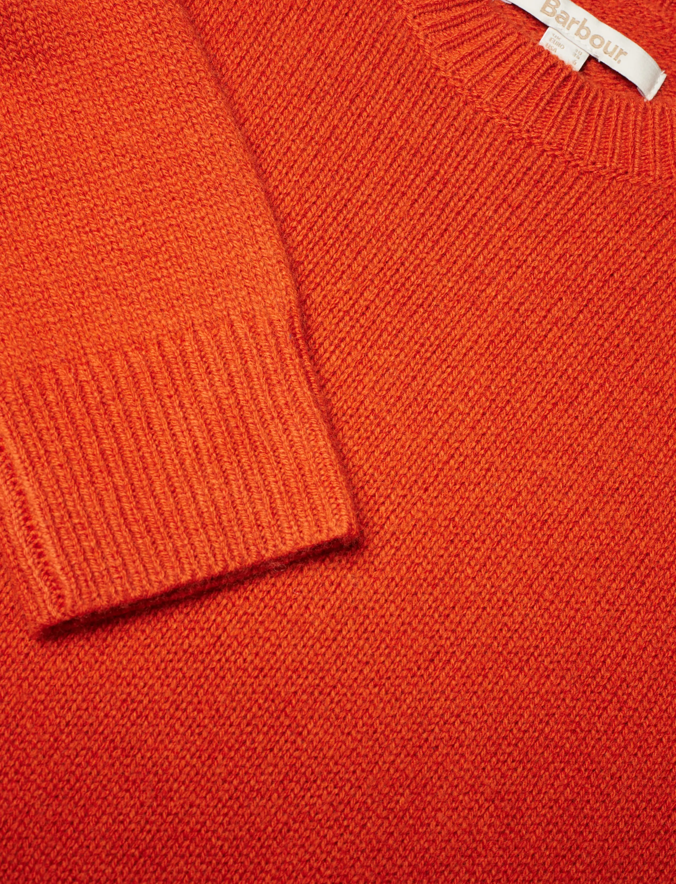 Barbour - Barbour Woodhouse Knitted Jumper - kashmir - orange - 2