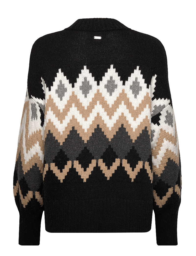 Barbour - Barbour Cecelia Knitted Jumper - striktrøjer - mixed - 1