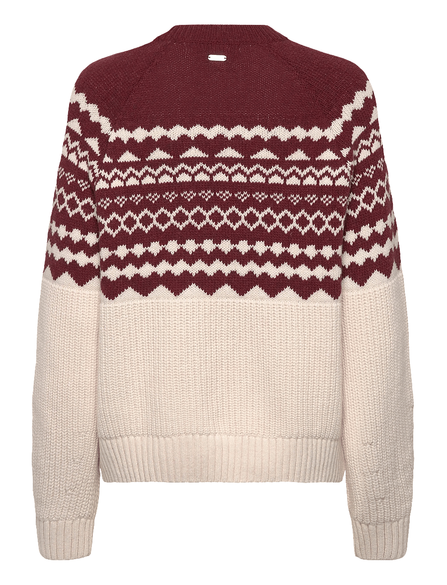 Barbour - Barbour Mabel Knitted Jumper - striktrøjer - mixed - 1