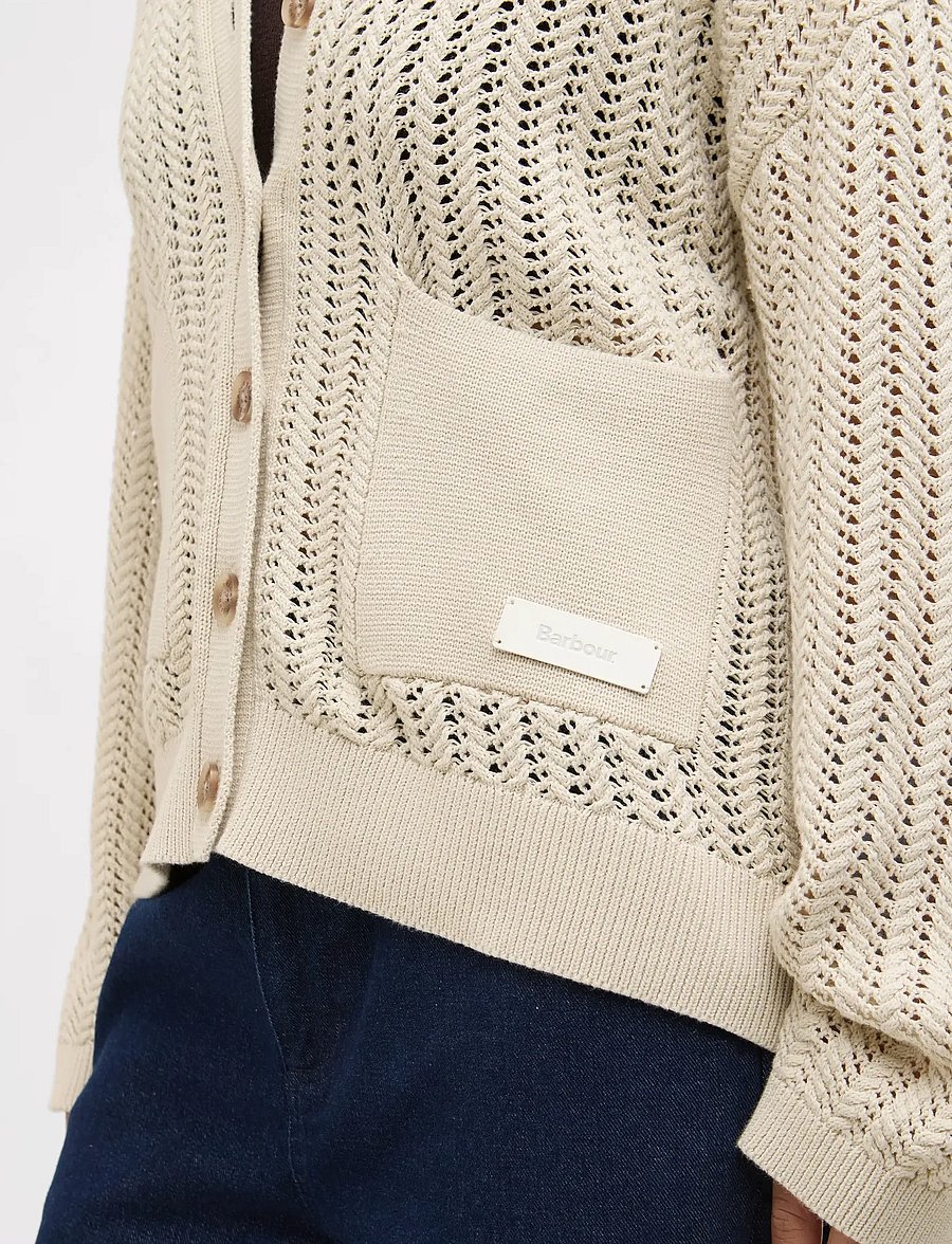 Barbour - Barbour Gianna Knit - cardigans - jasmine - 5