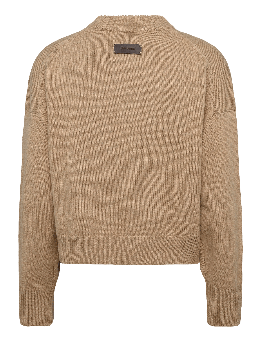 Barbour - Barbour Ivybridge Knitted Jumper - striktrøjer - warm trench - 1