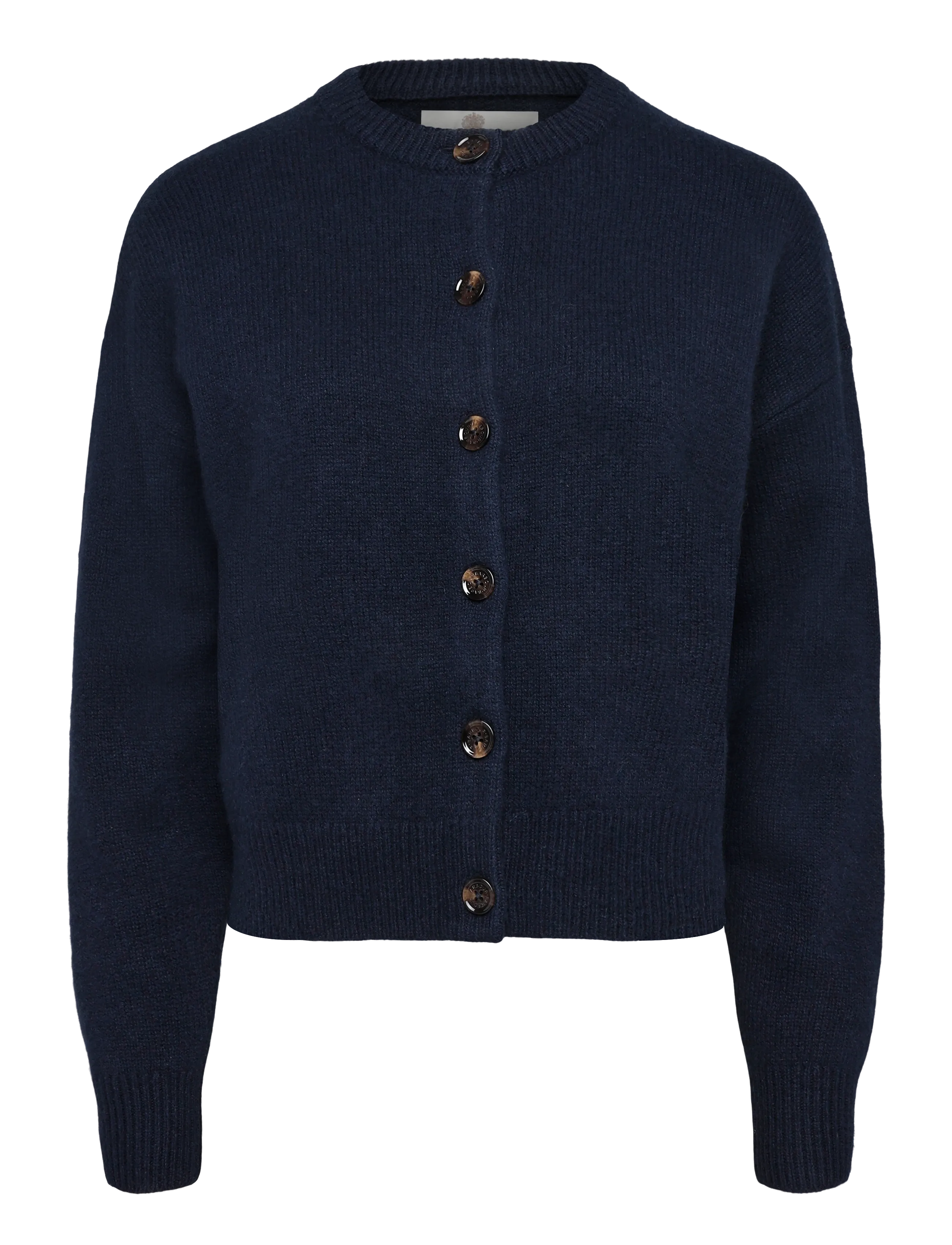 Barbour Barbour Woodhouse Cashmere Blend Knitted Cardigan - Everyday Style - NAVY / navy