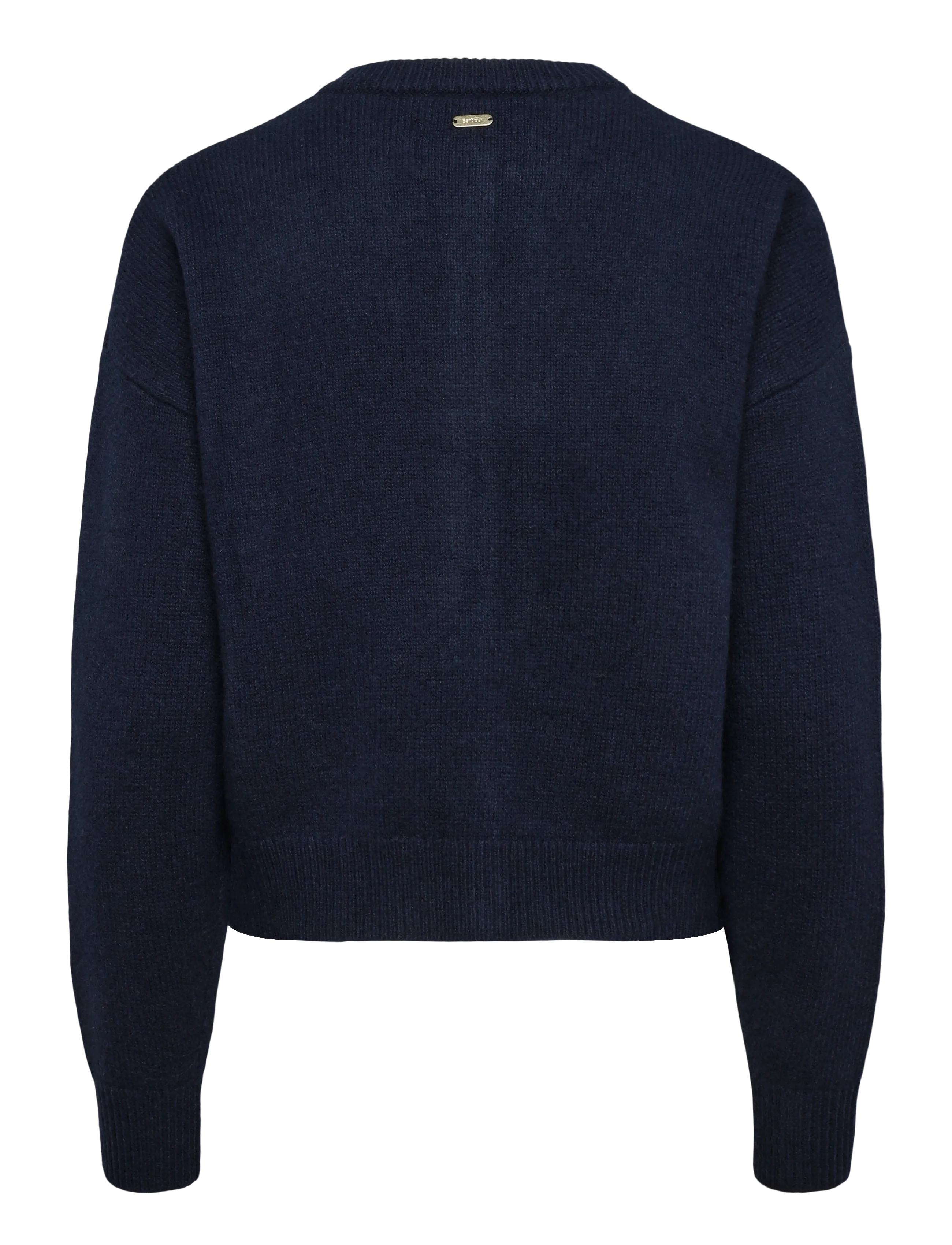 Barbour - Barbour Woodhouse Cashmere Blend Knitted Cardigan - cardigans - navy - 1