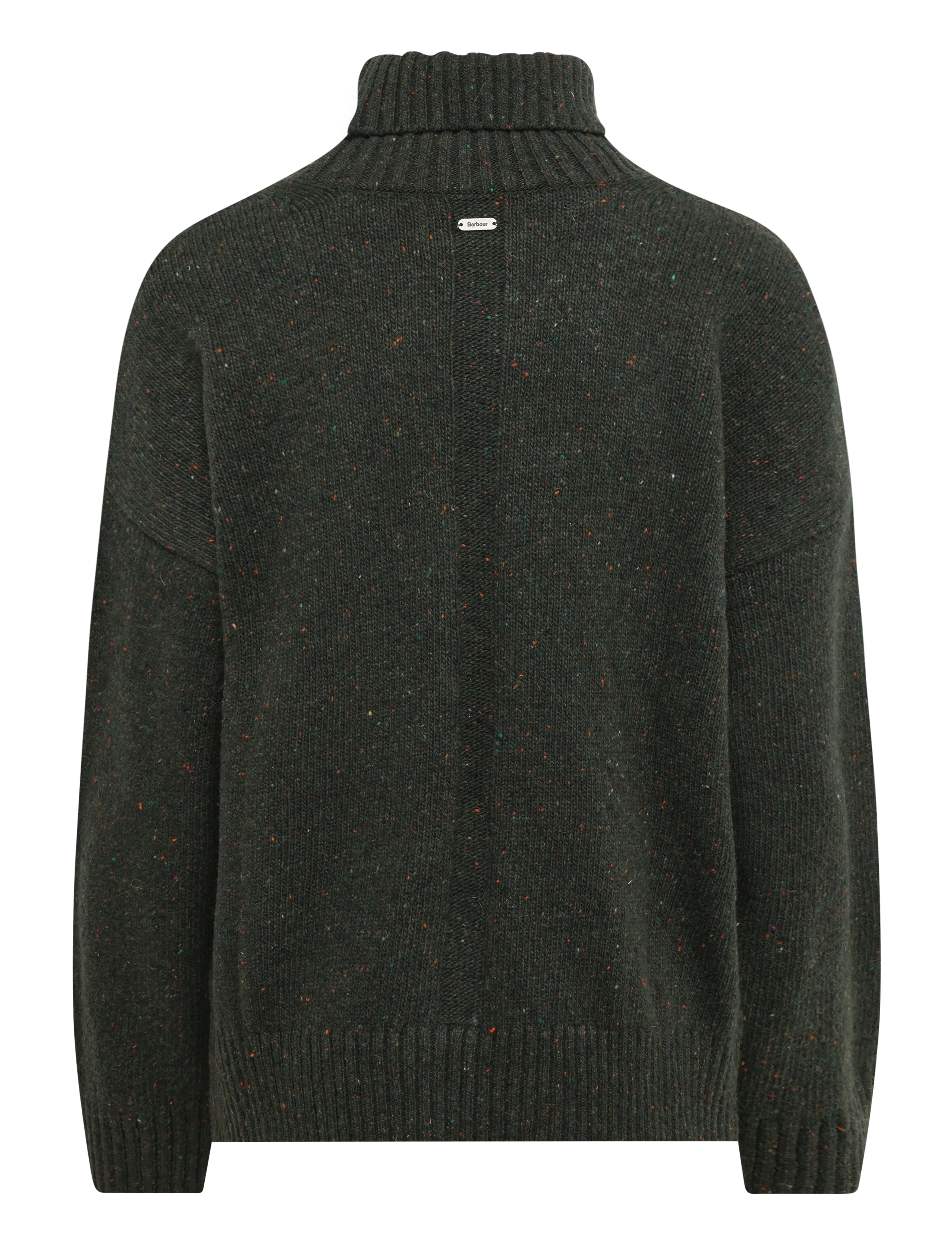 Barbour - Barbour Stanford Fleck Knitted Jumper - jumpers - olive - 1