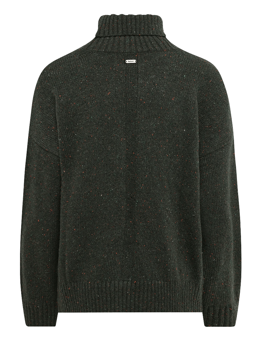 Barbour - Barbour Stanford Fleck Knitted Jumper - jumpers - olive - 1