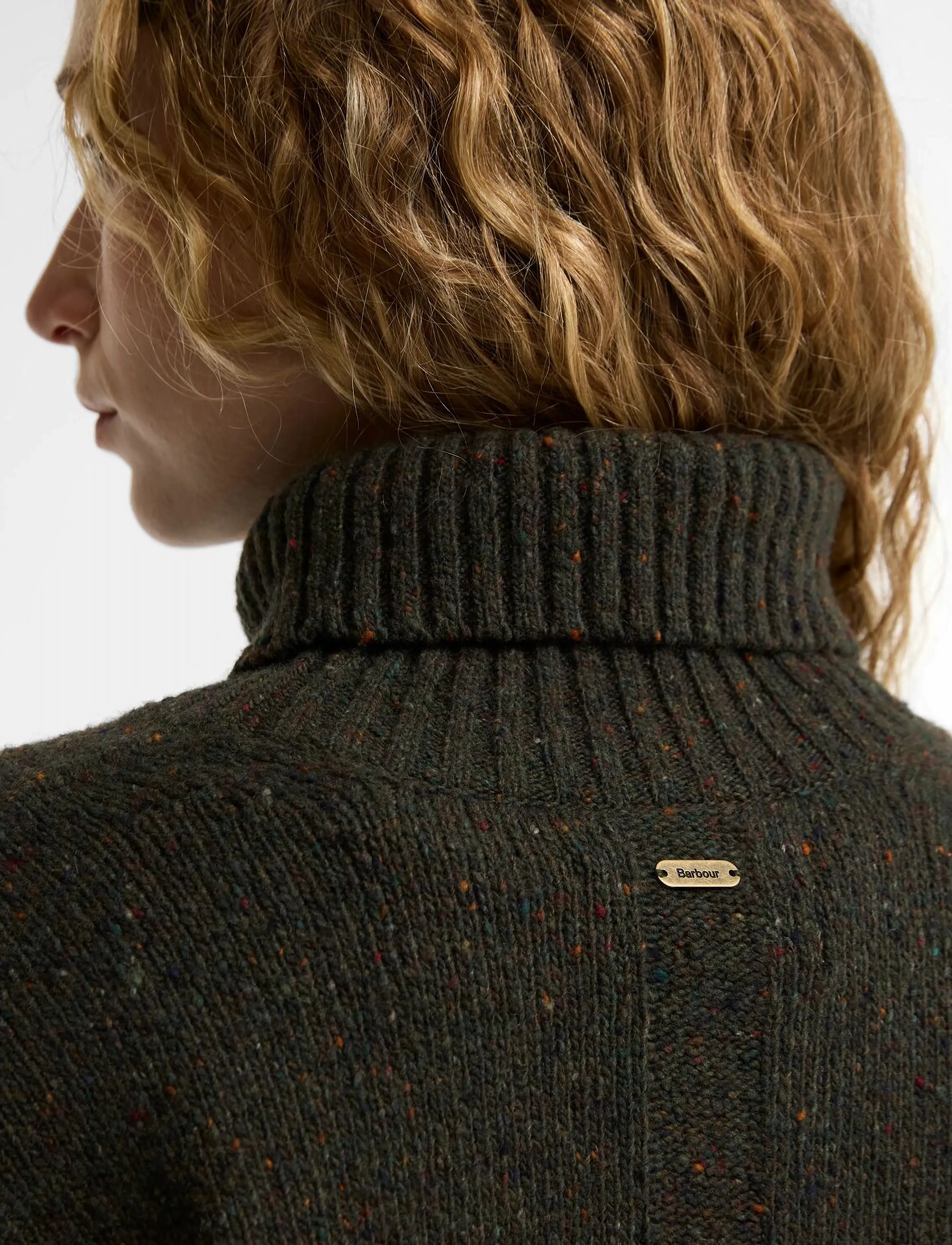 Barbour Stanford Fleck Knitted Jumper stickade tröjor dam – bild 5