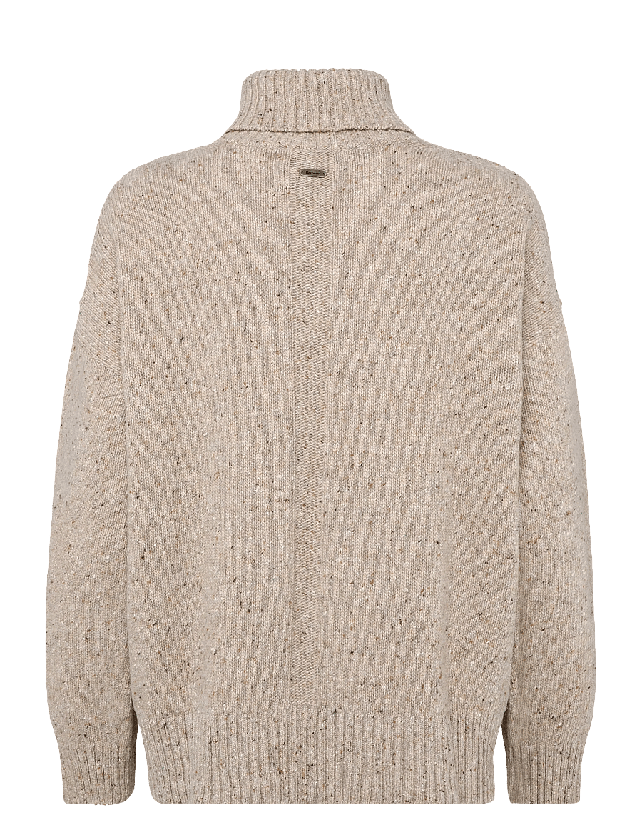 Barbour - Barbour Stanford Fleck Knitted Jumper - striktrøjer - warm trench - 2