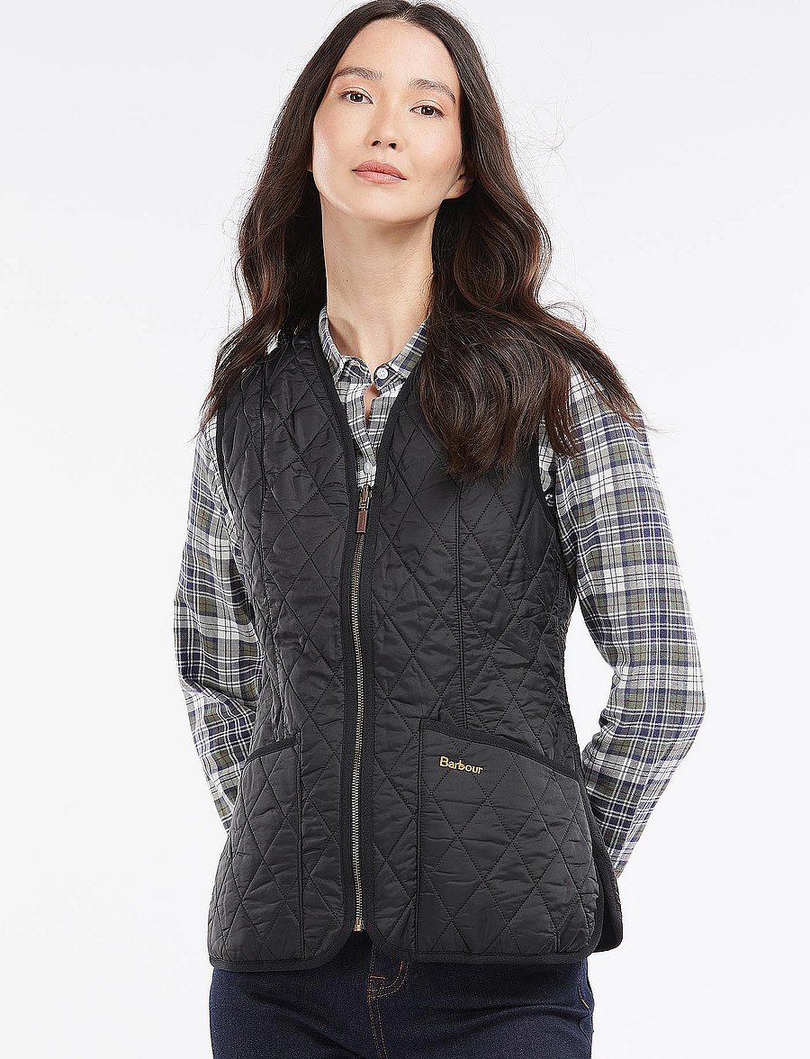 Barbour - Barbour Fleece Betty Liner - frühlingsjacken - black - 0