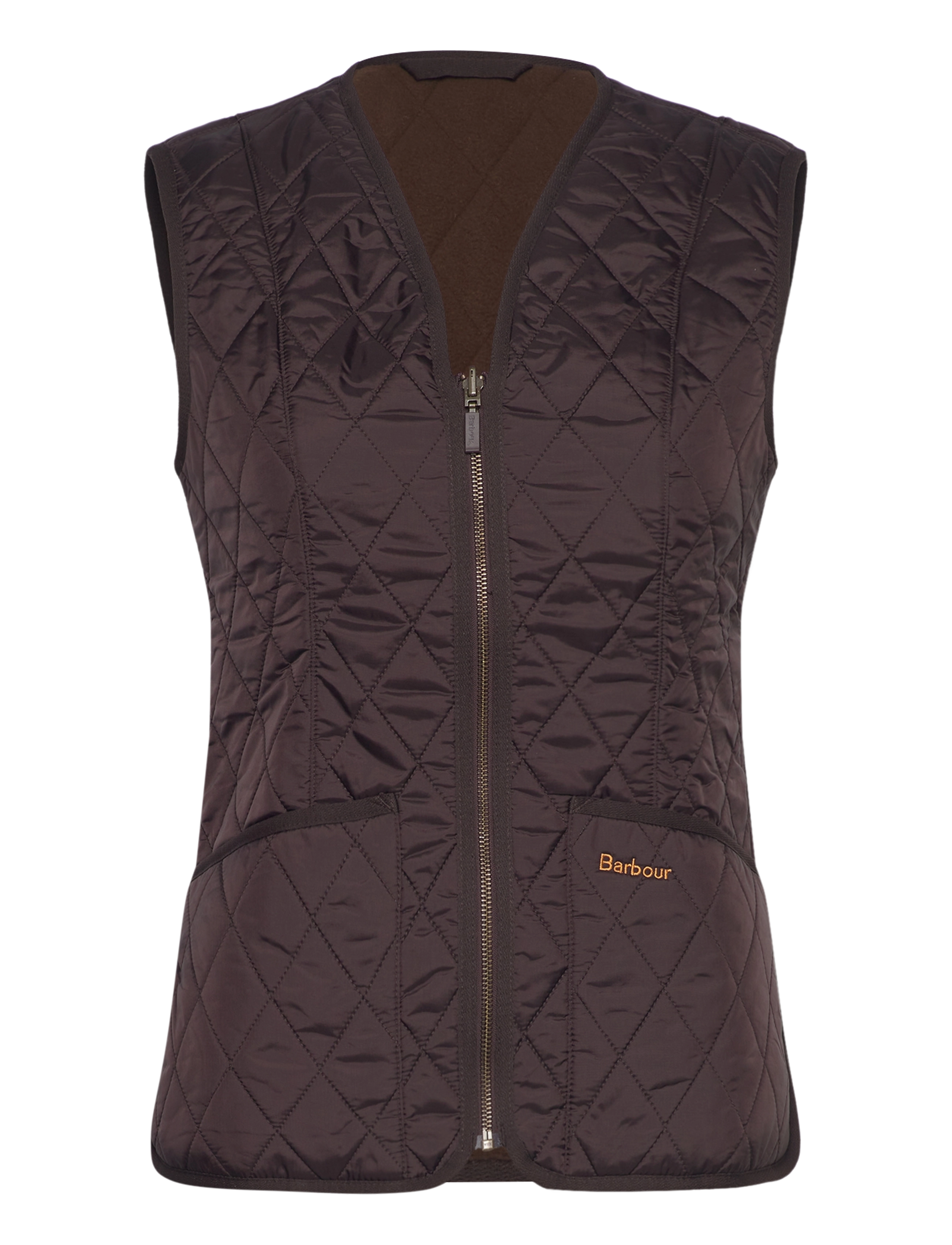 Barbour Fleece Betty Liner, Kvinder, Quiltet Forvest, Brun, Str: 40