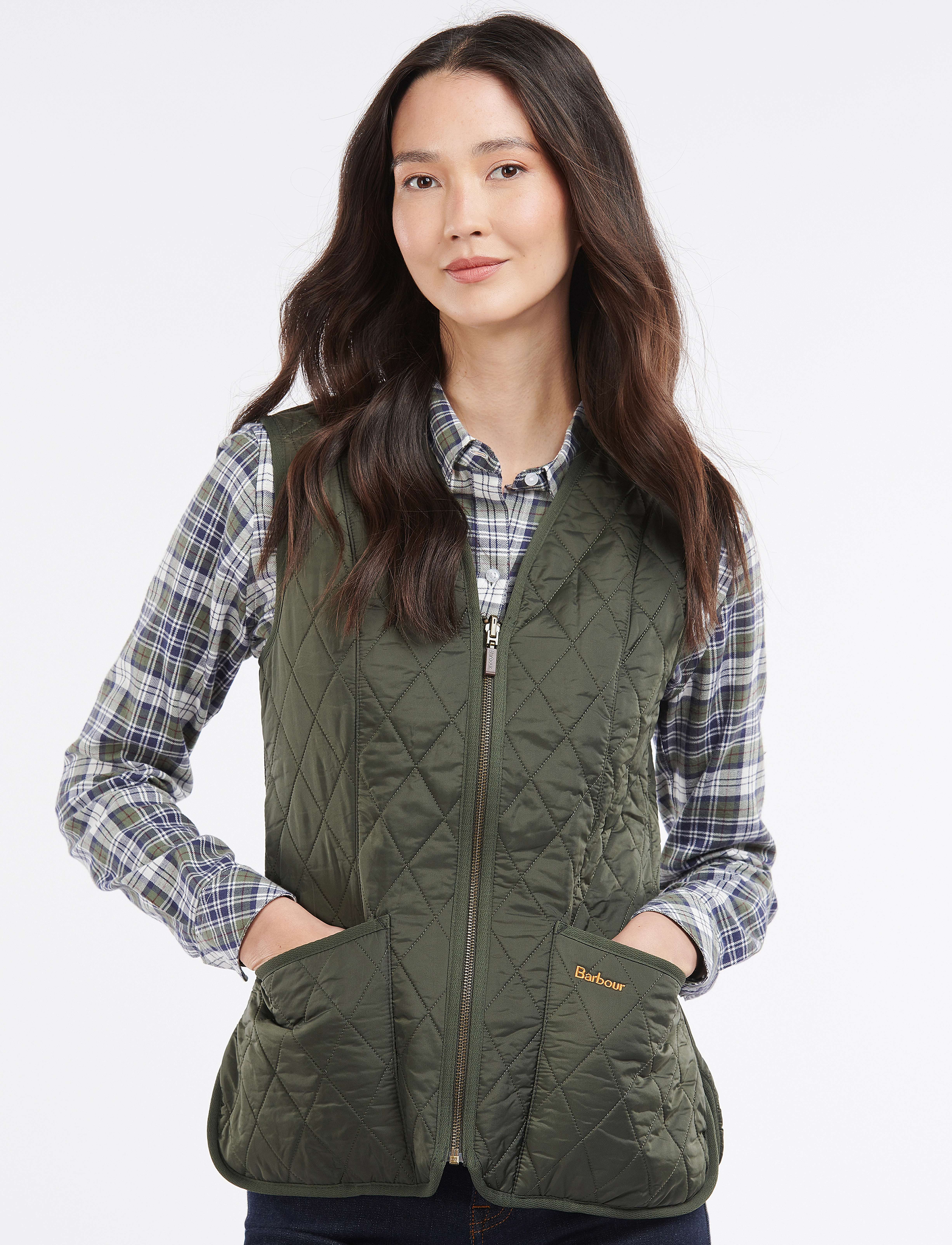 Barbour Fleece Betty Liner, Kvinder, Quiltet Forvest, Grøn, Str: 40