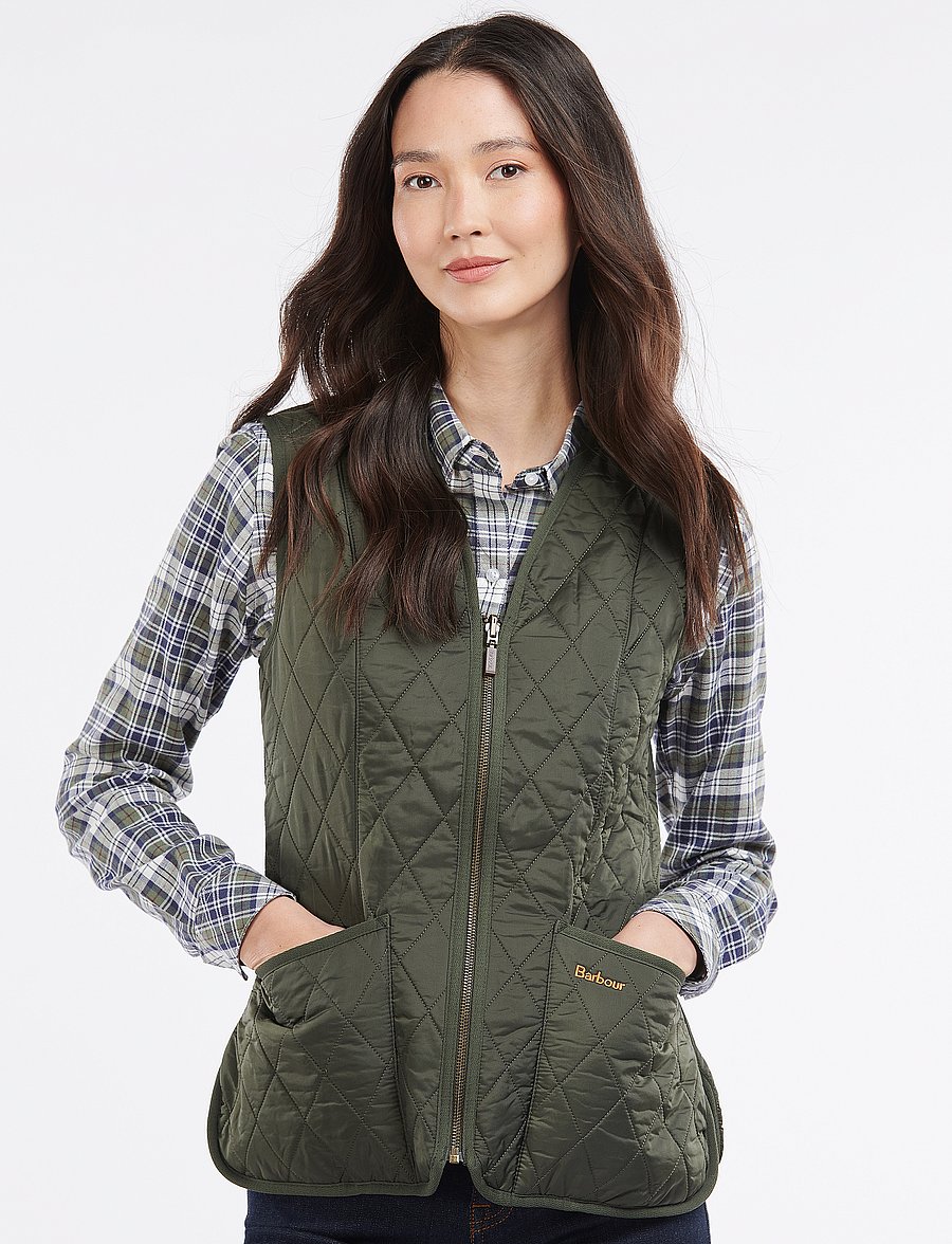 Barbour - Barbour Fleece Betty Liner - frühlingsjacken - dk olive - 0