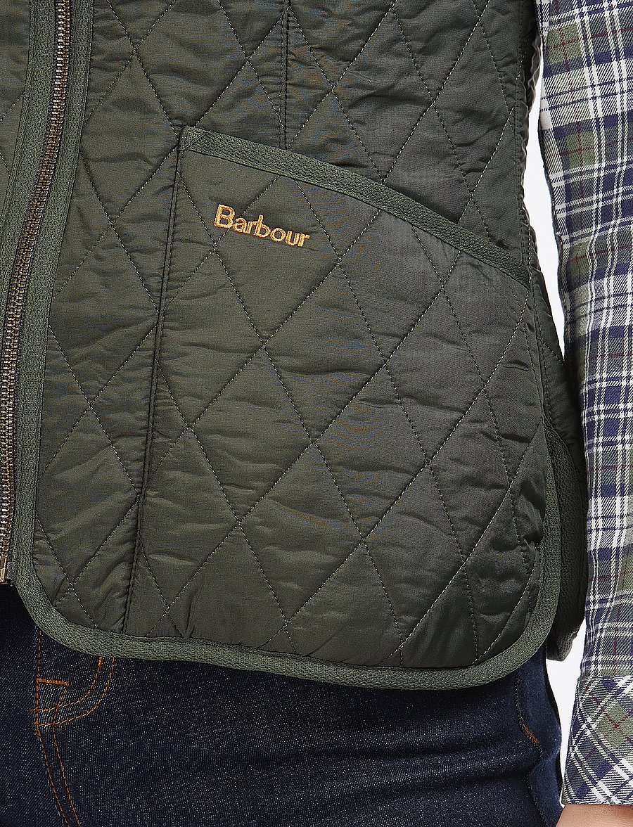 Barbour - Barbour Fleece Betty Liner - frühlingsjacken - dk olive - 4